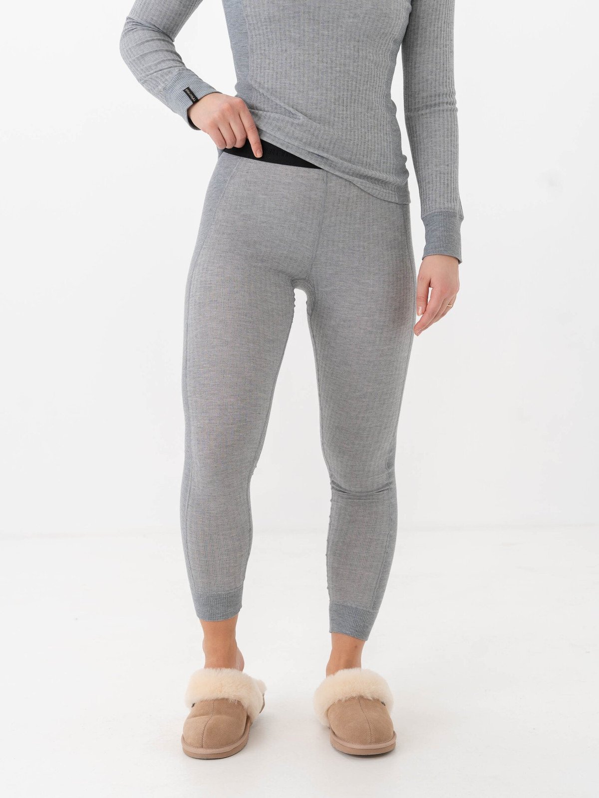 Twentyfour Finse Baselayer Sett Lys Grå M