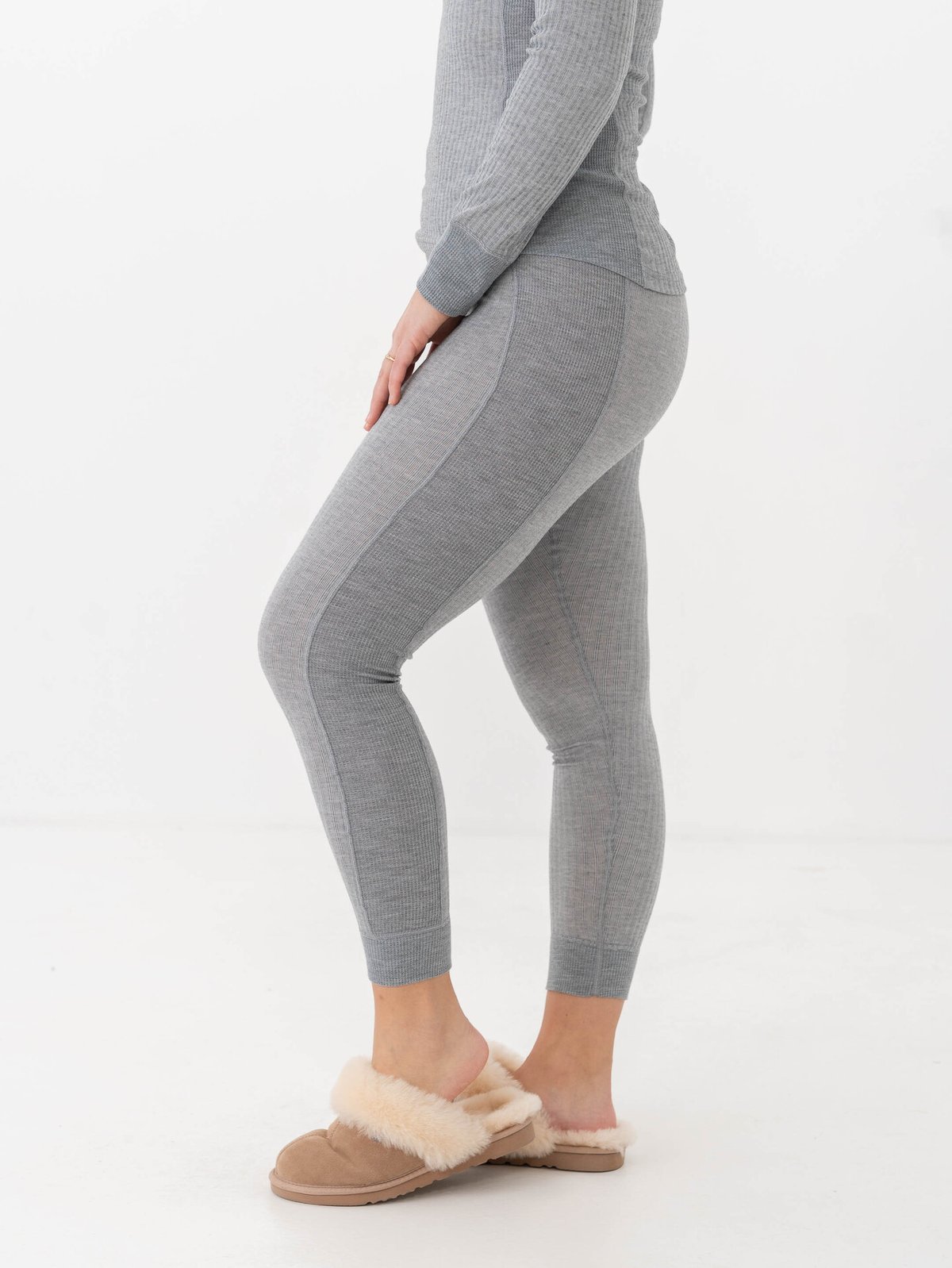 Twentyfour Finse Baselayer Sett Lys Grå M