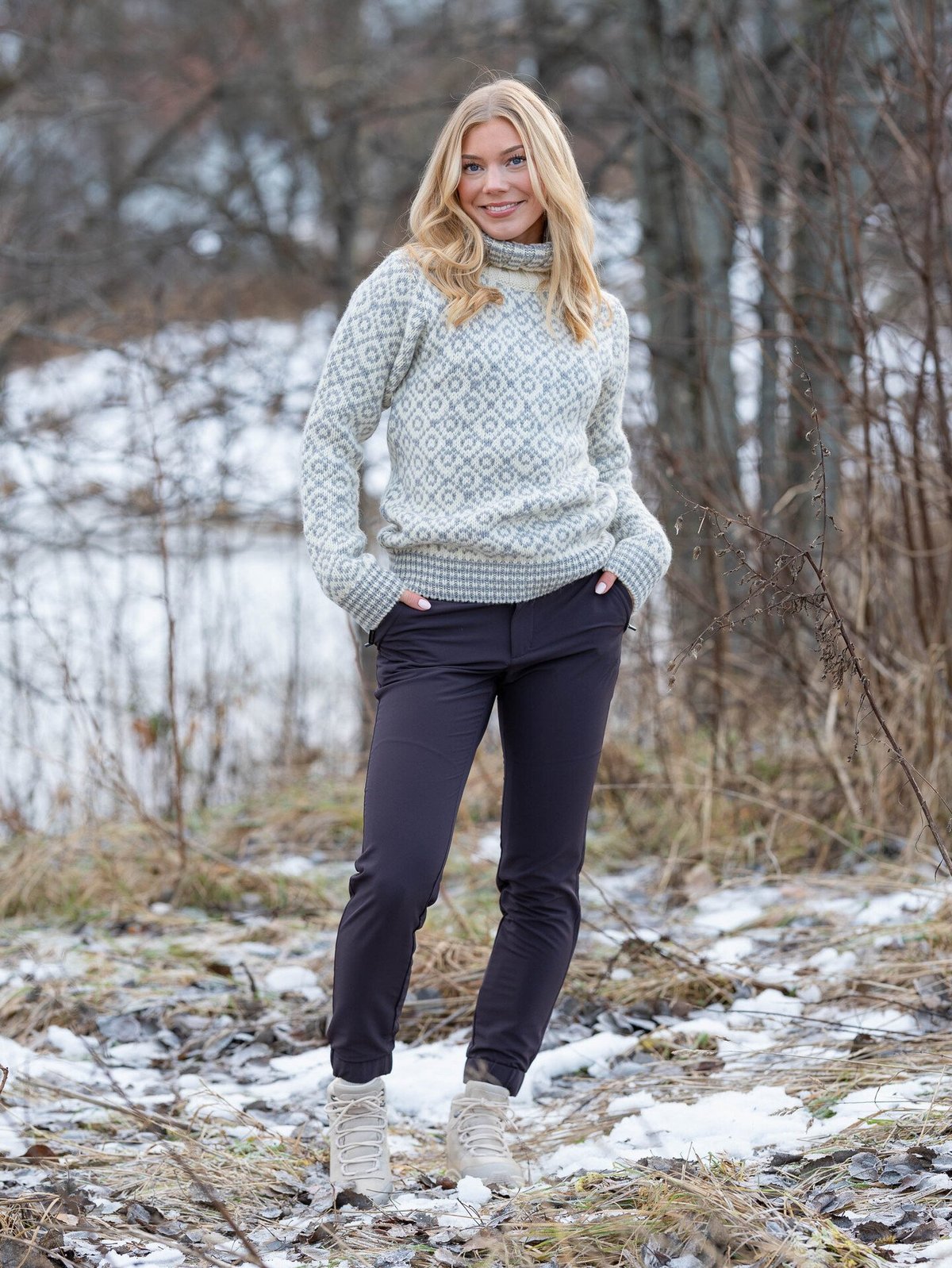 Twentyfour Mode Warm Light Softshell bukse Mørk Brun