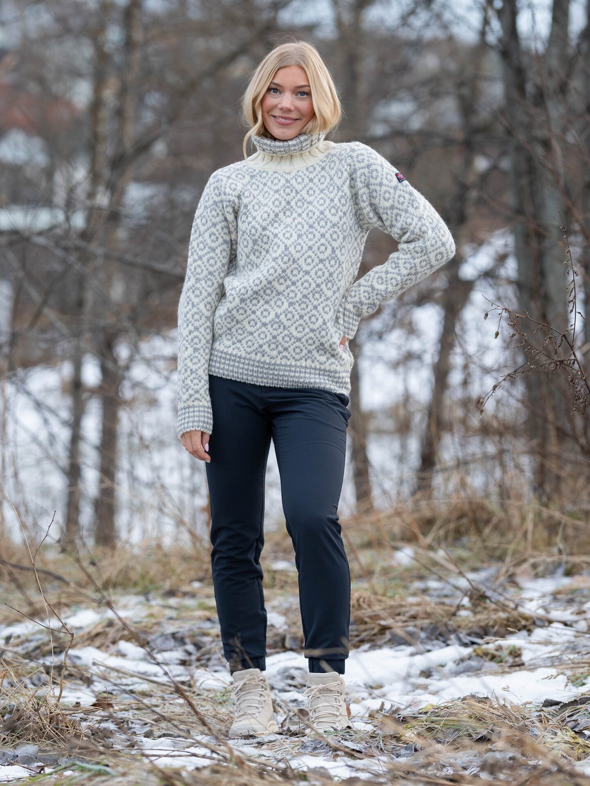 Twentyfour Mode Warm Light Softshell bukse Sort