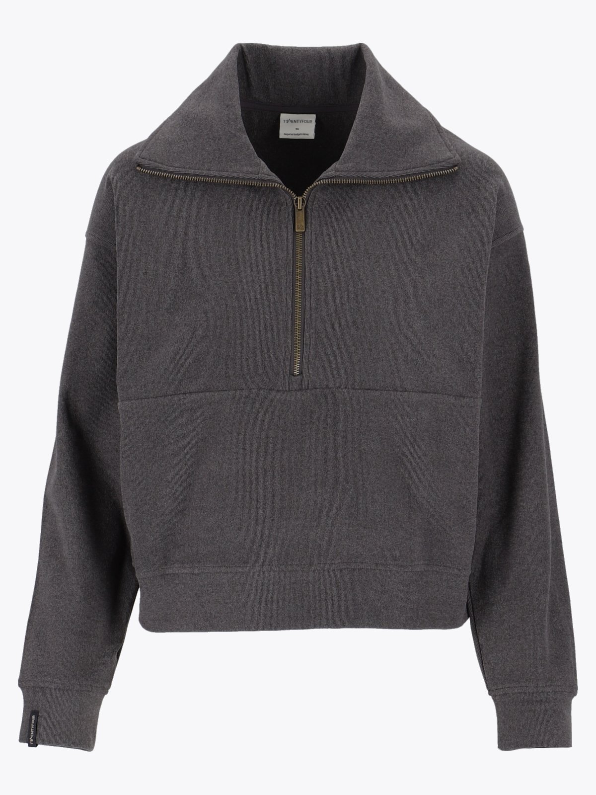 Twentyfour Mode Cozy Half-Zip Skyggesort