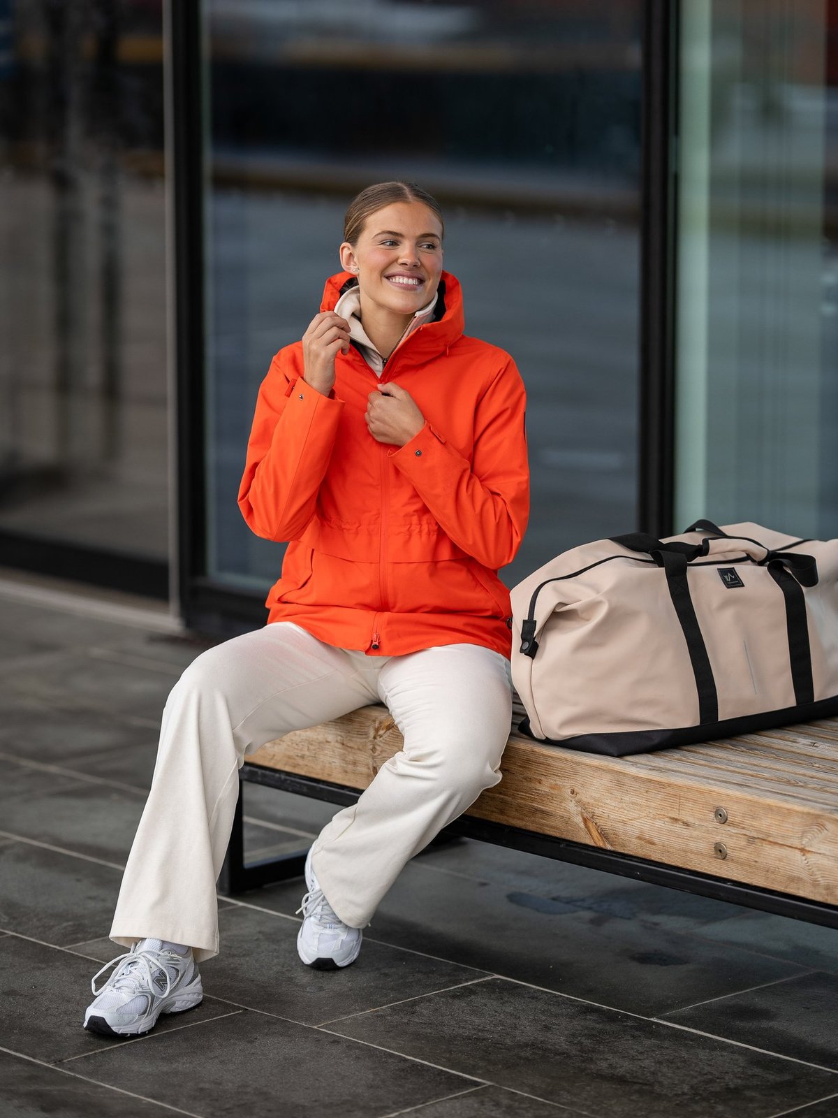 Twentyfour Mode Cozy Sweatpant Gråhvit