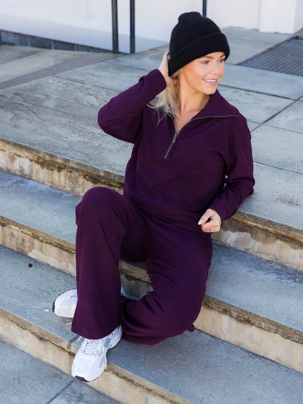 Twentyfour Mode Cozy Sweatpant Burgunder