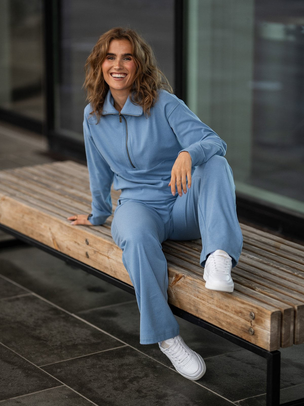 Twentyfour Mode Cozy Sweatpant Pastellblå