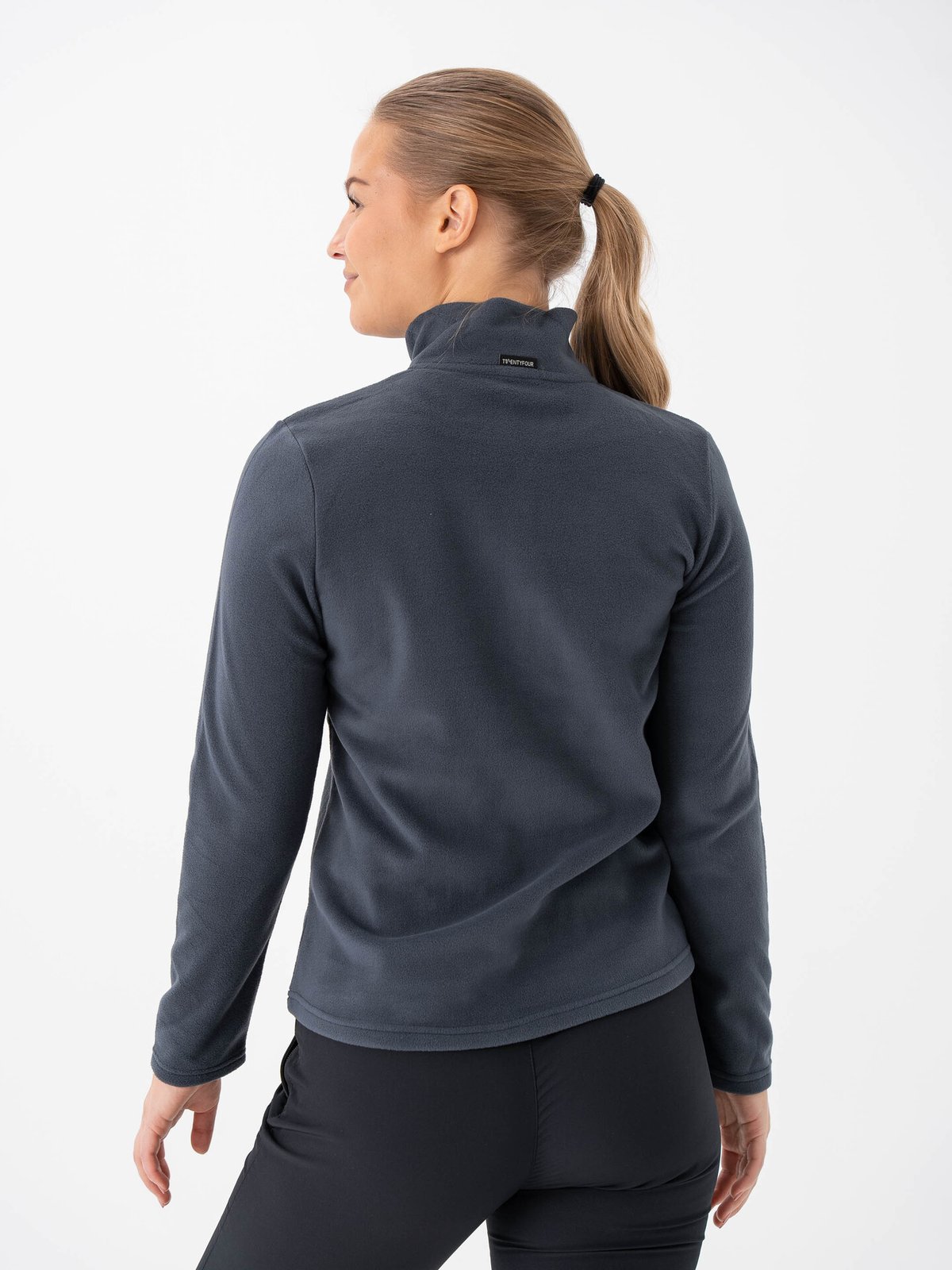Twentyfour Finse 2.0 Half Zip Fleece Blekkblå