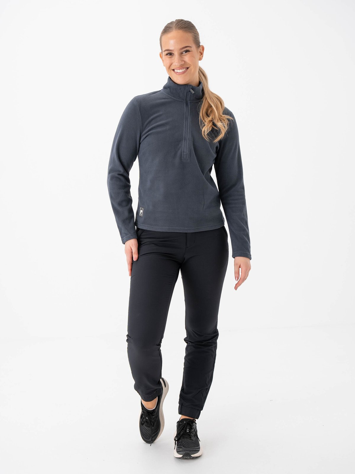 Twentyfour Finse 2.0 Half Zip Fleece Blekkblå