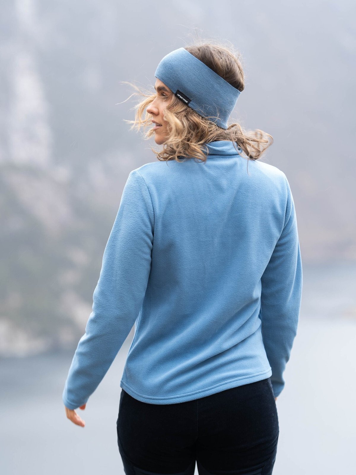 Twentyfour Finse 2.0 Half Zip Fleece Mellomblå