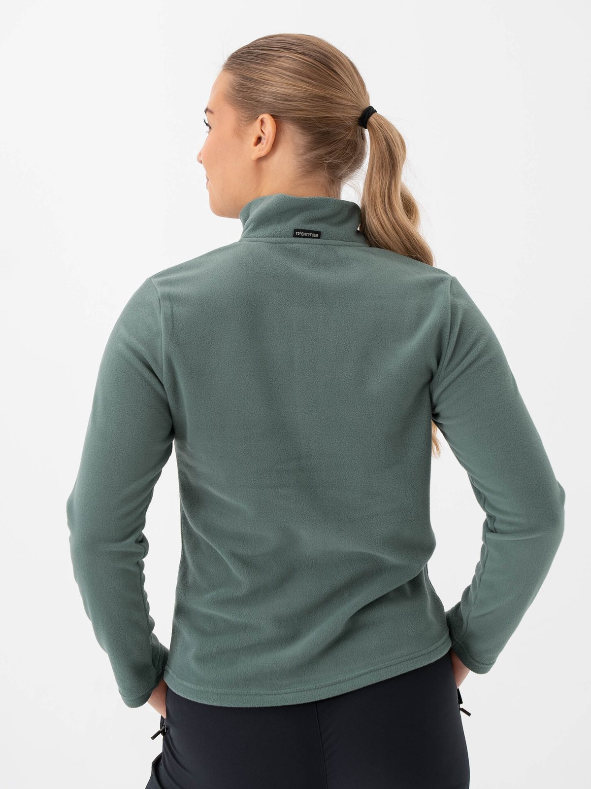 Twentyfour Finse 2.0 Half Zip Fleece Mellomgrønn