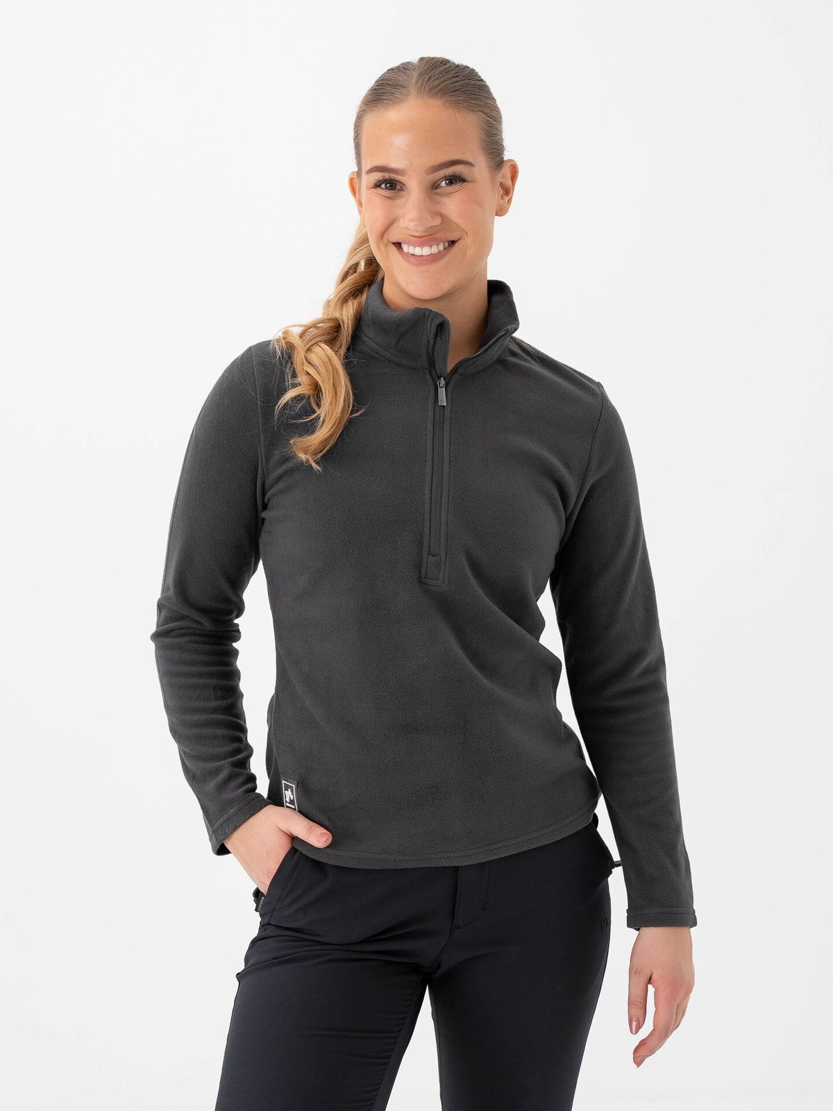 Twentyfour Finse 2.0 Half Zip Fleece Skyggesort