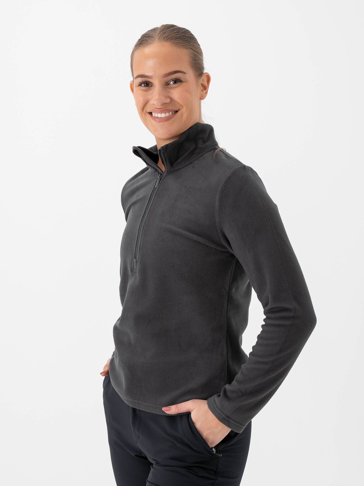 Twentyfour Finse 2.0 Half Zip Fleece Skyggesort