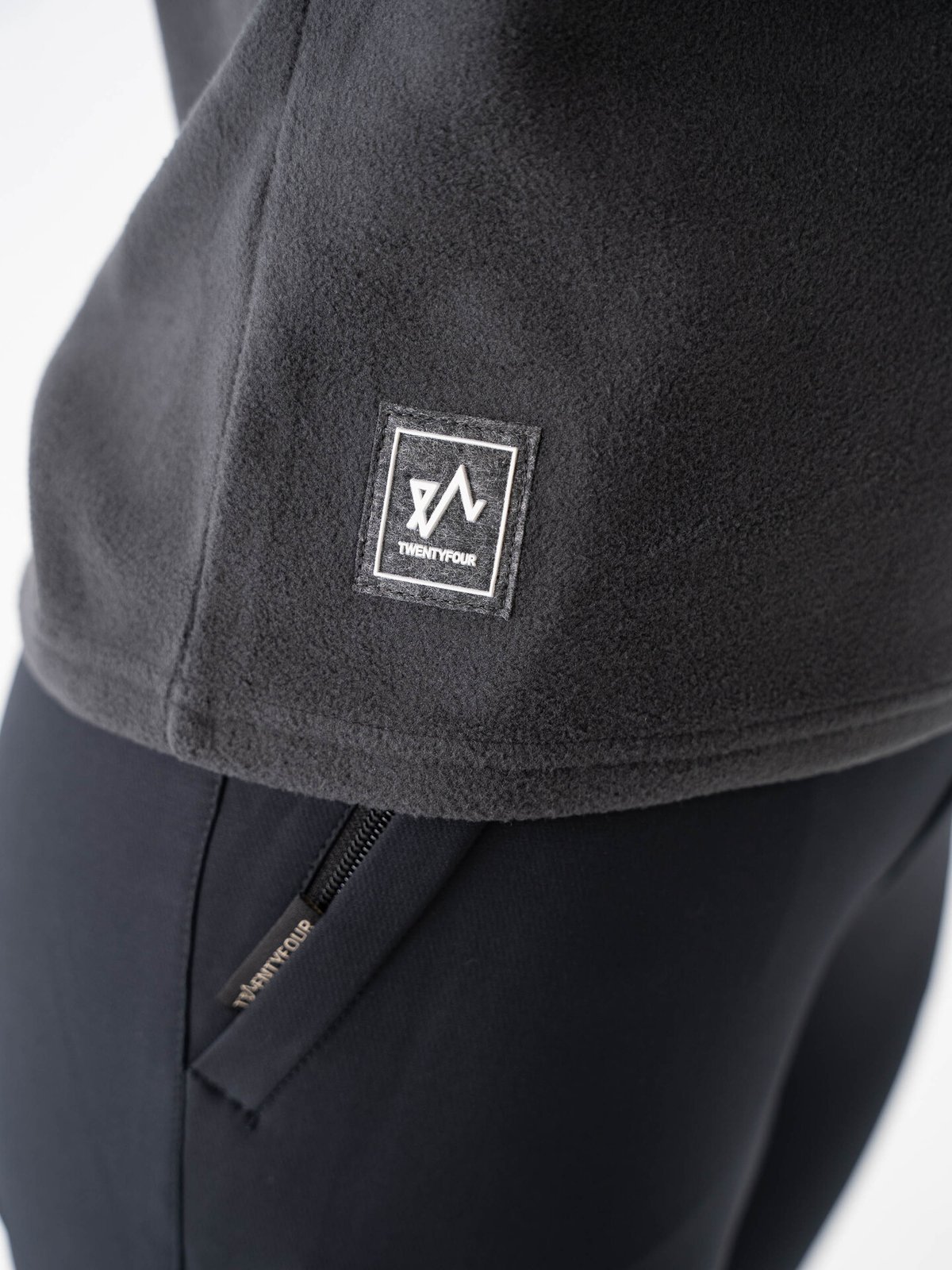 Twentyfour Finse 2.0 Half Zip Fleece Skyggesort