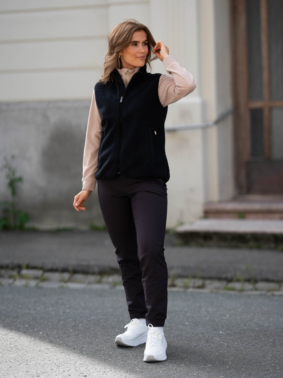 Twentyfour Finse Sherpa Vest Skyggesort