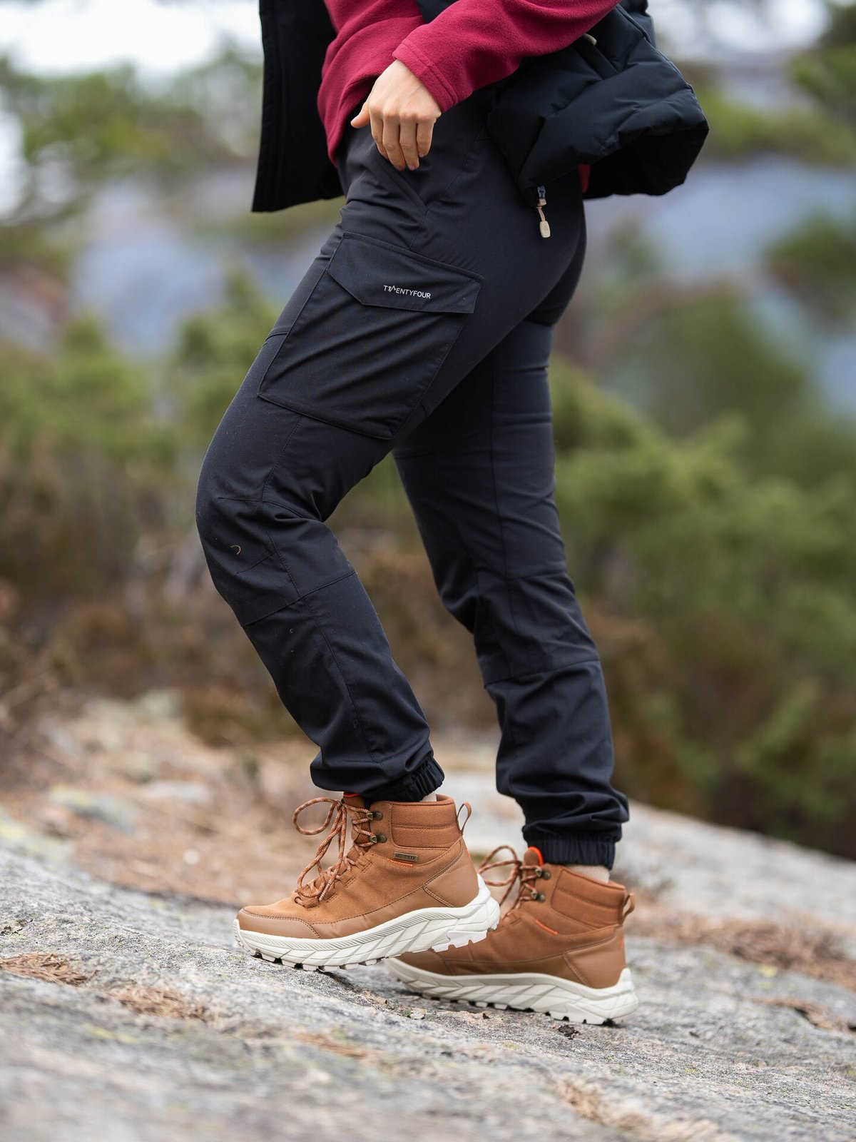 Twentyfour Finse Trek Bukse Sort