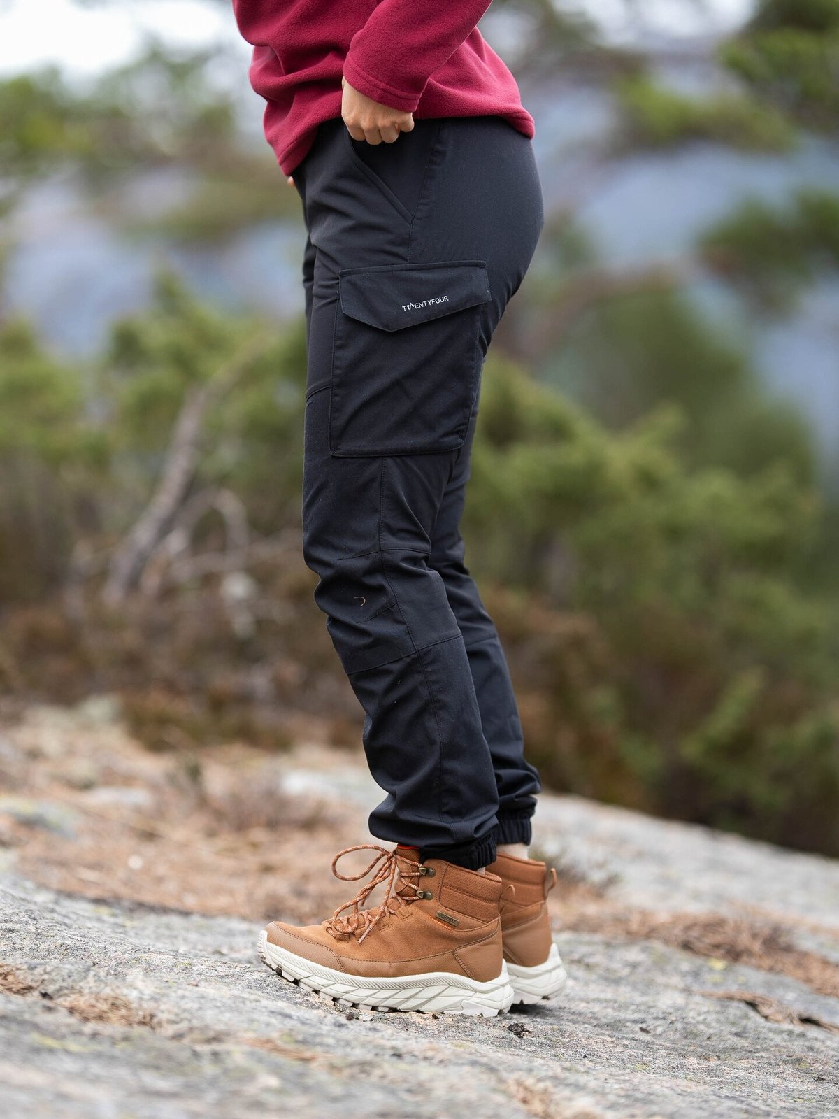 Twentyfour Finse Trek Bukse Sort