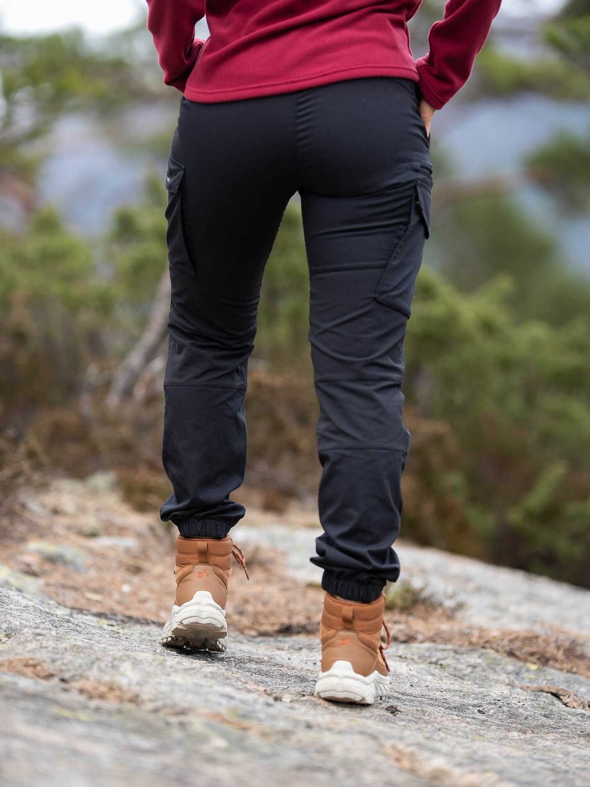 Twentyfour Finse Trek Bukse Sort