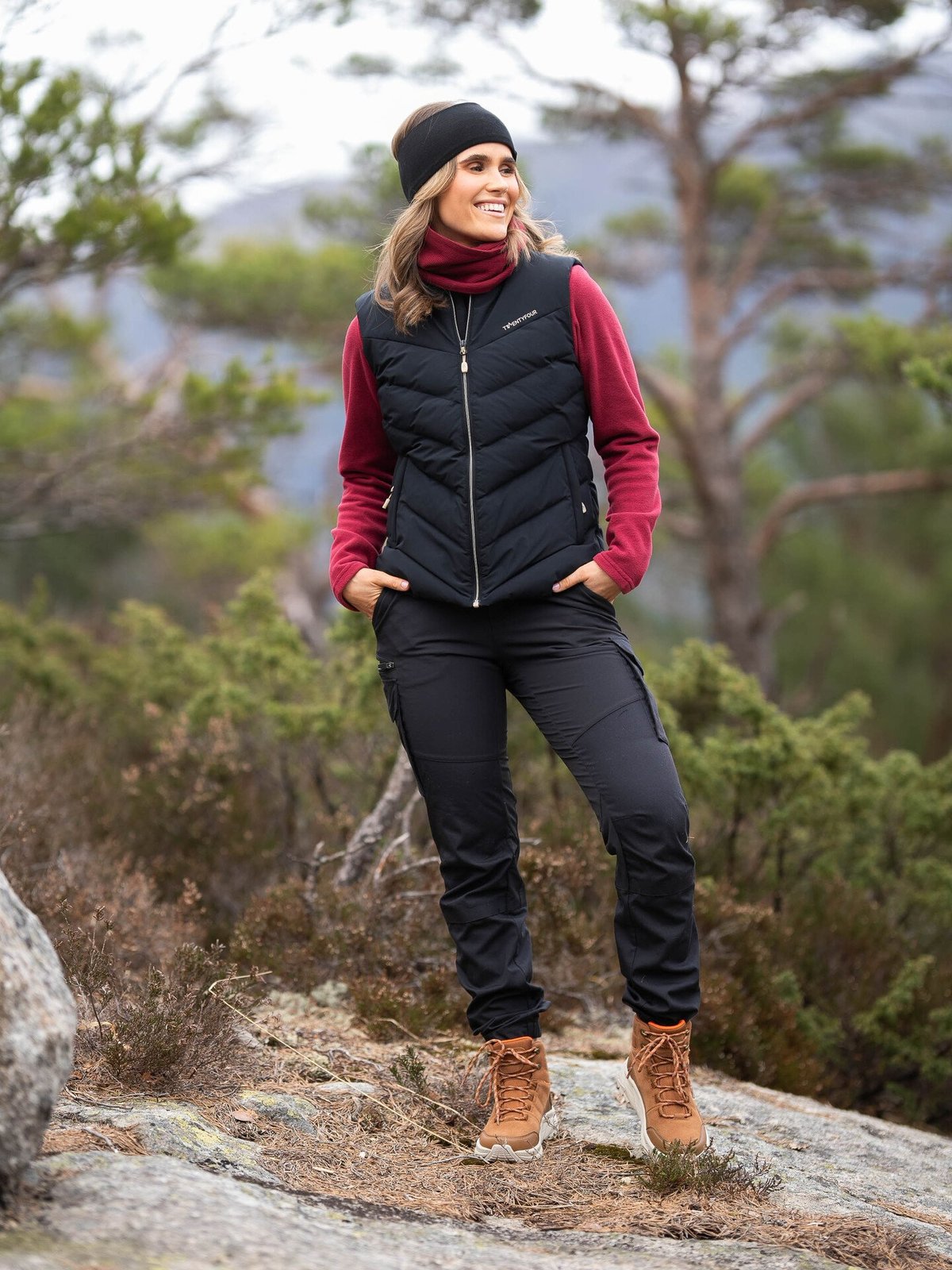 Twentyfour Finse Trek Bukse Sort