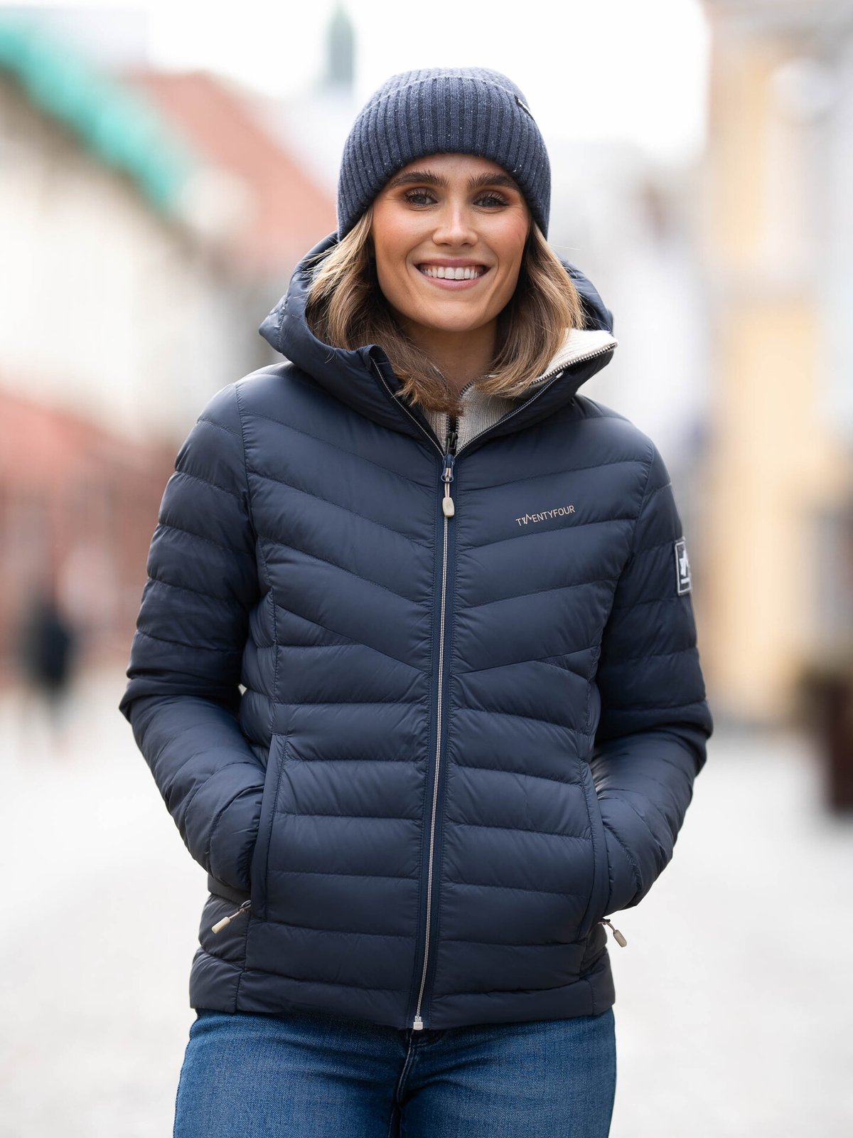 Twentyfour Finse Lou Lue Blekkblå