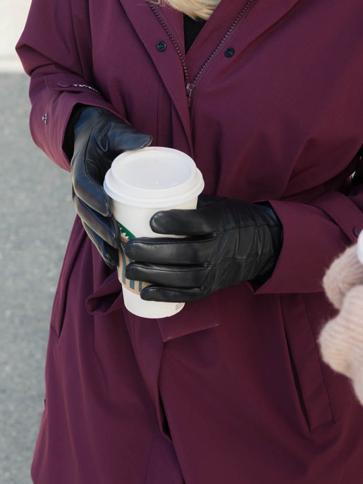 Twentyfour Mode Skinnhanske Sort