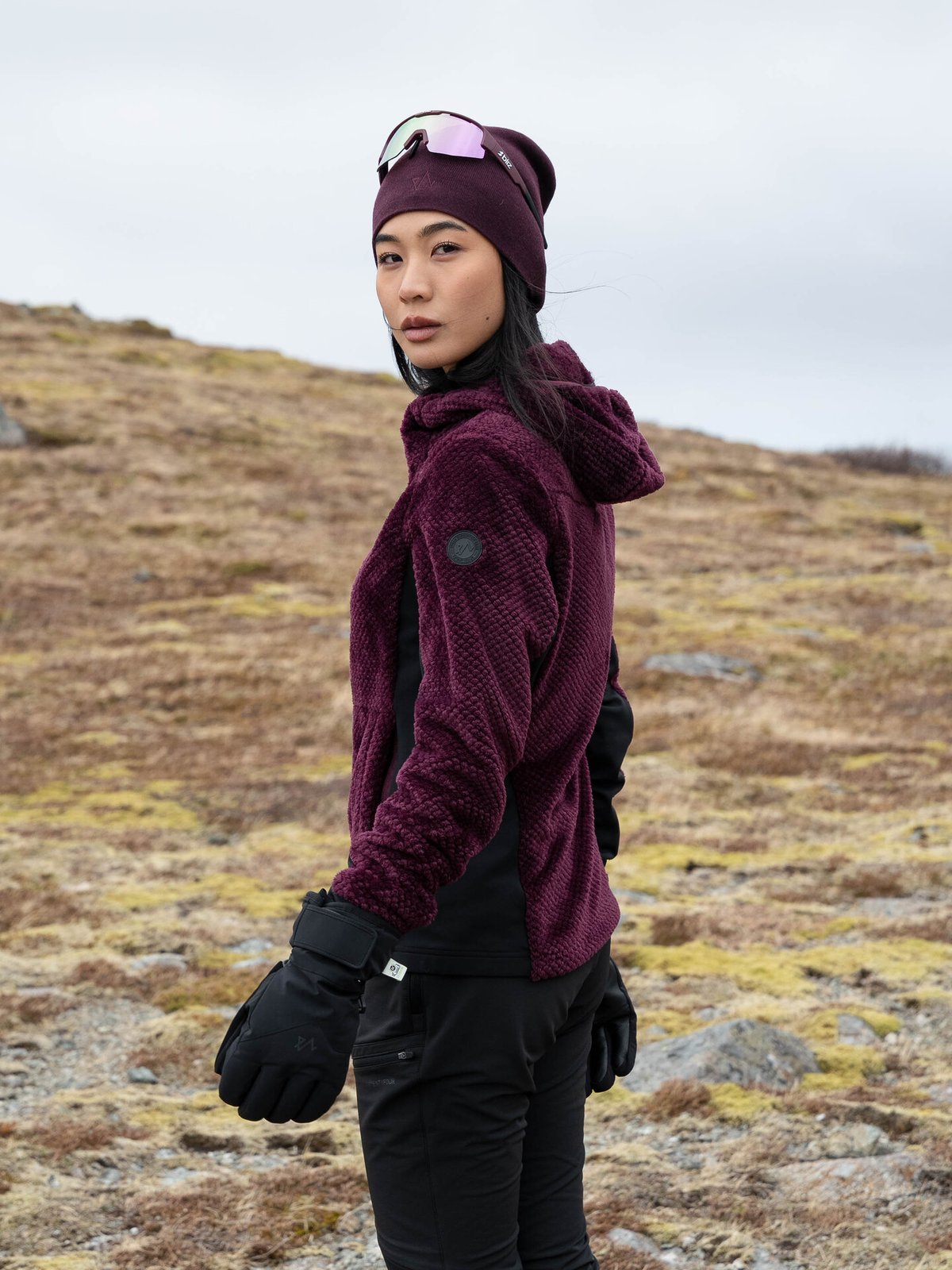 Twentyfour Isbre Warm Hanske Sort