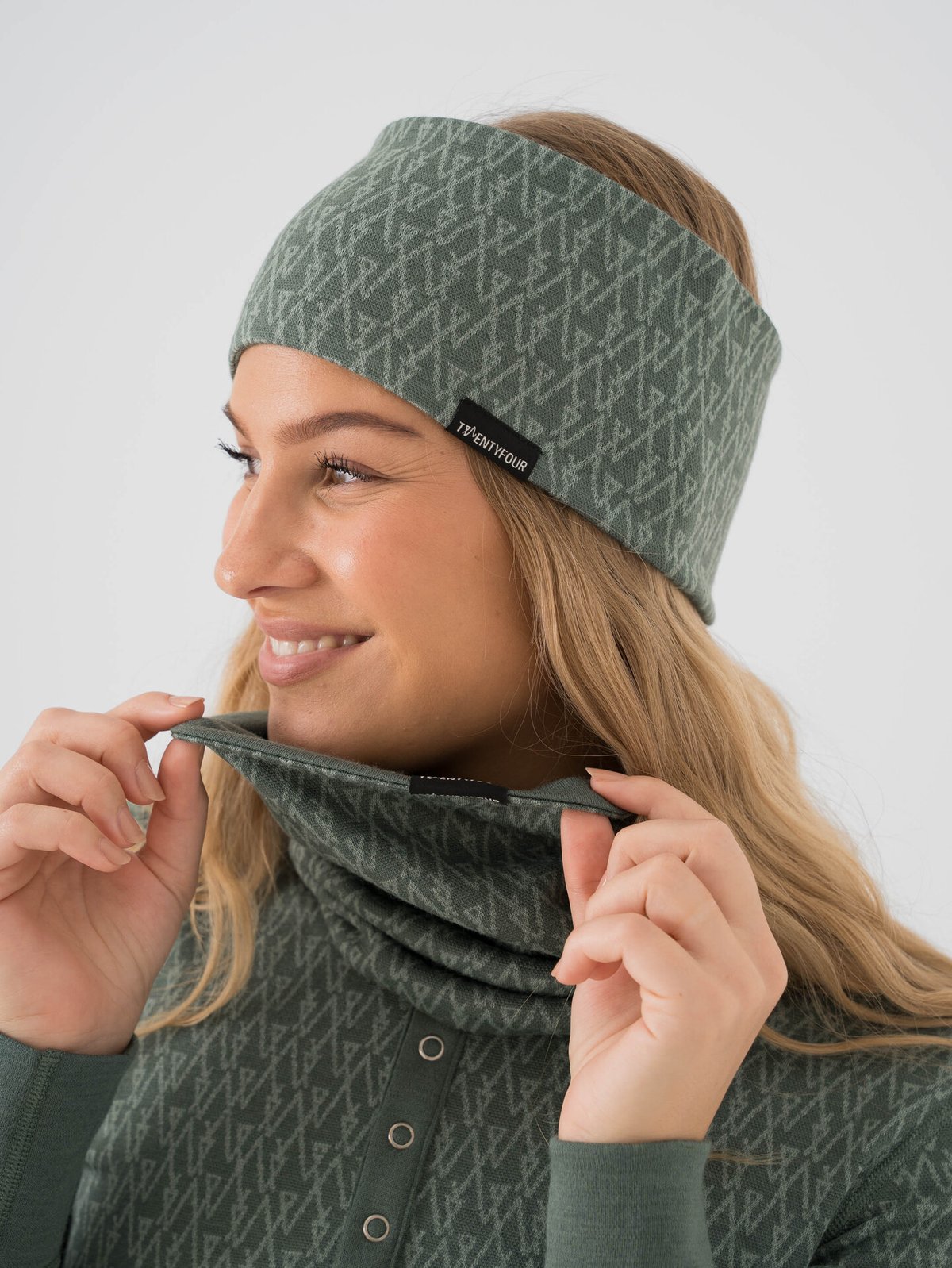 Twentyfour Finse 2W Ullhals Mørk Grønn