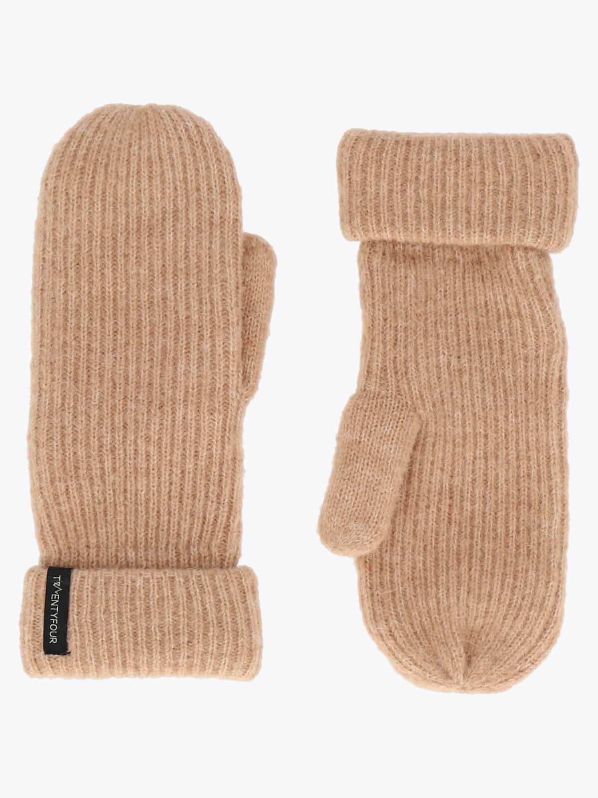 Twentyfour Mode Maya Strikkevott Mørk Beige