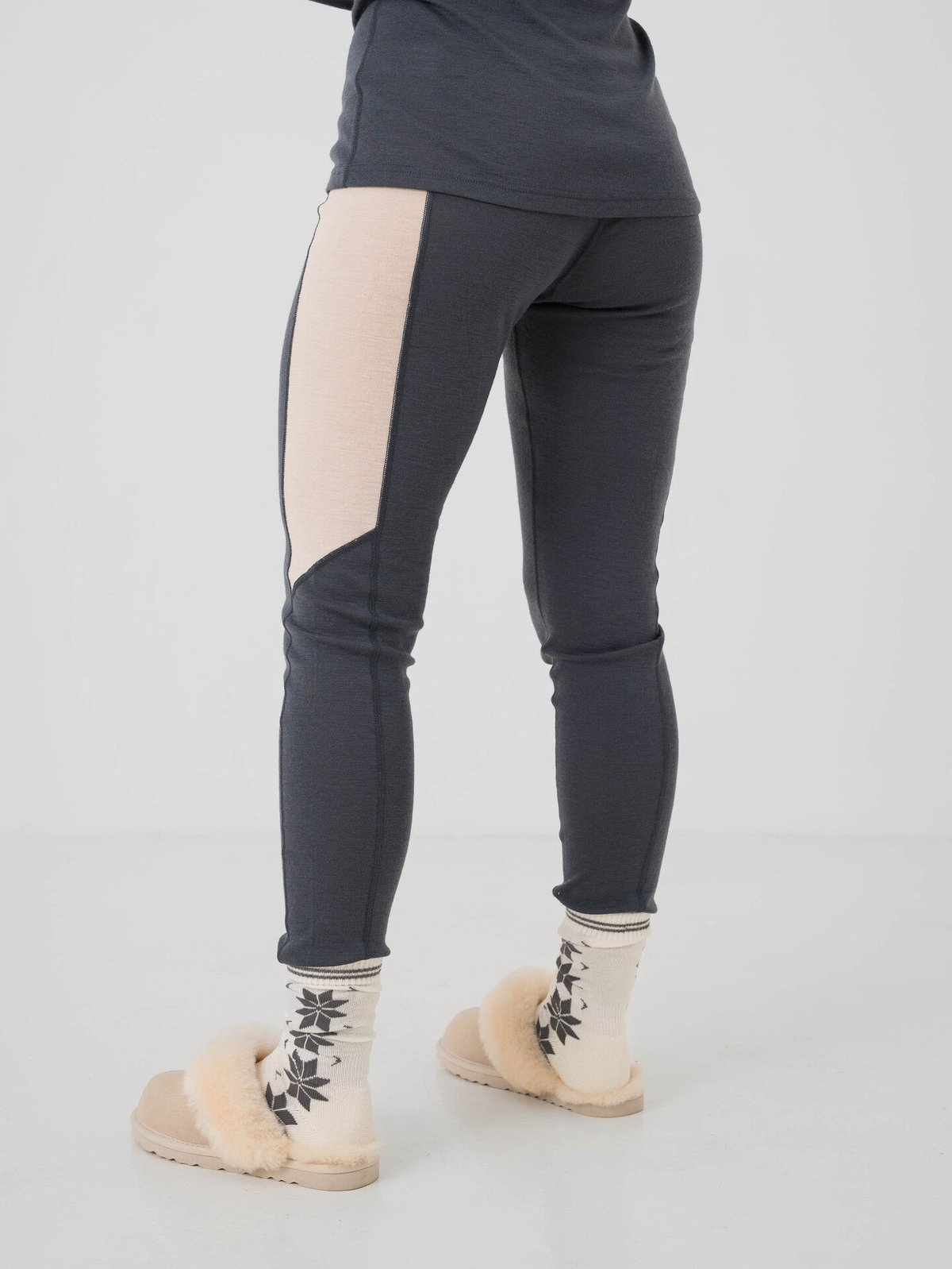 Twentyfour Finse Merino Tights Blekkblå