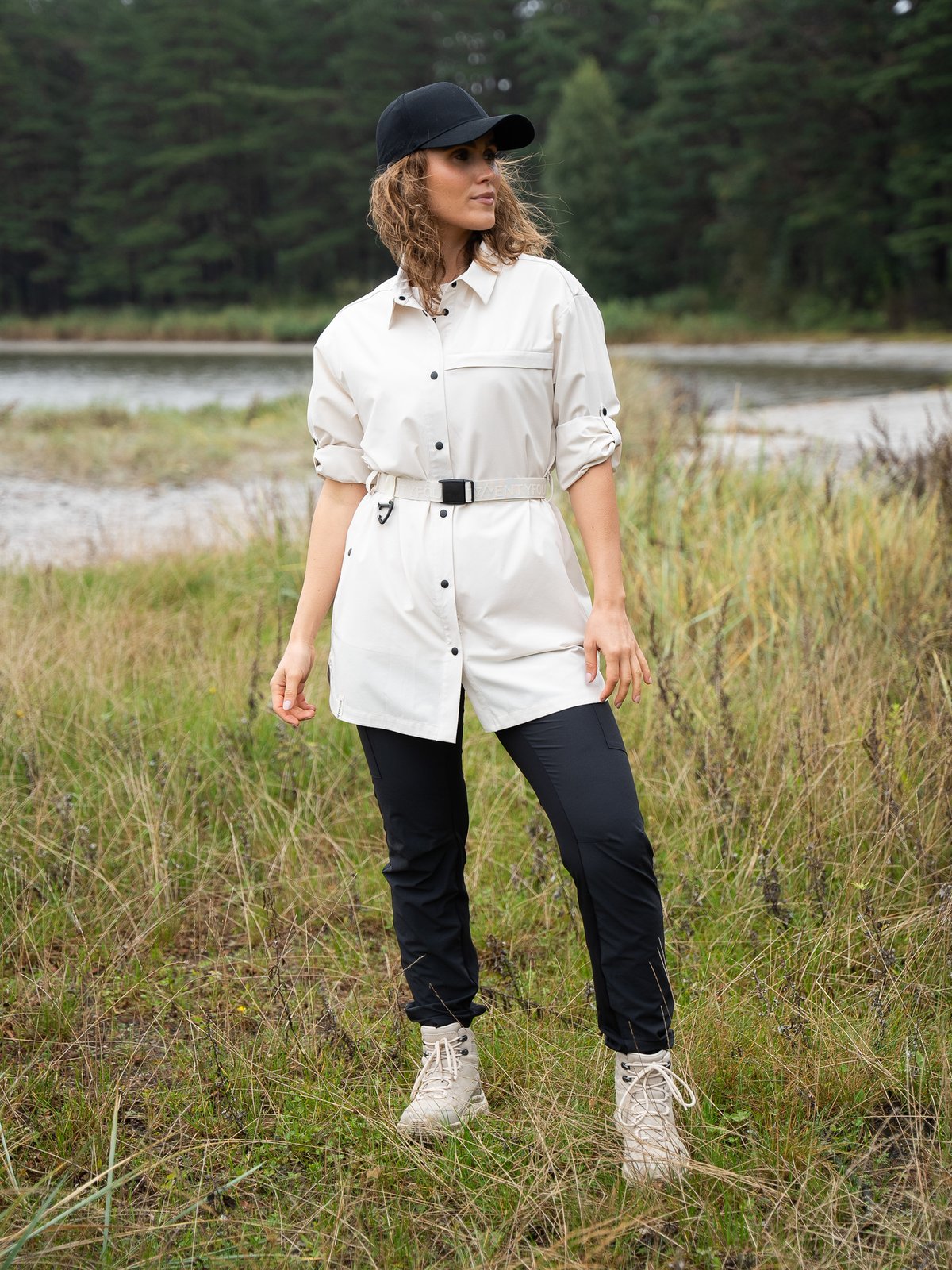 Twentyfour Venture Overskjorte Gråhvit