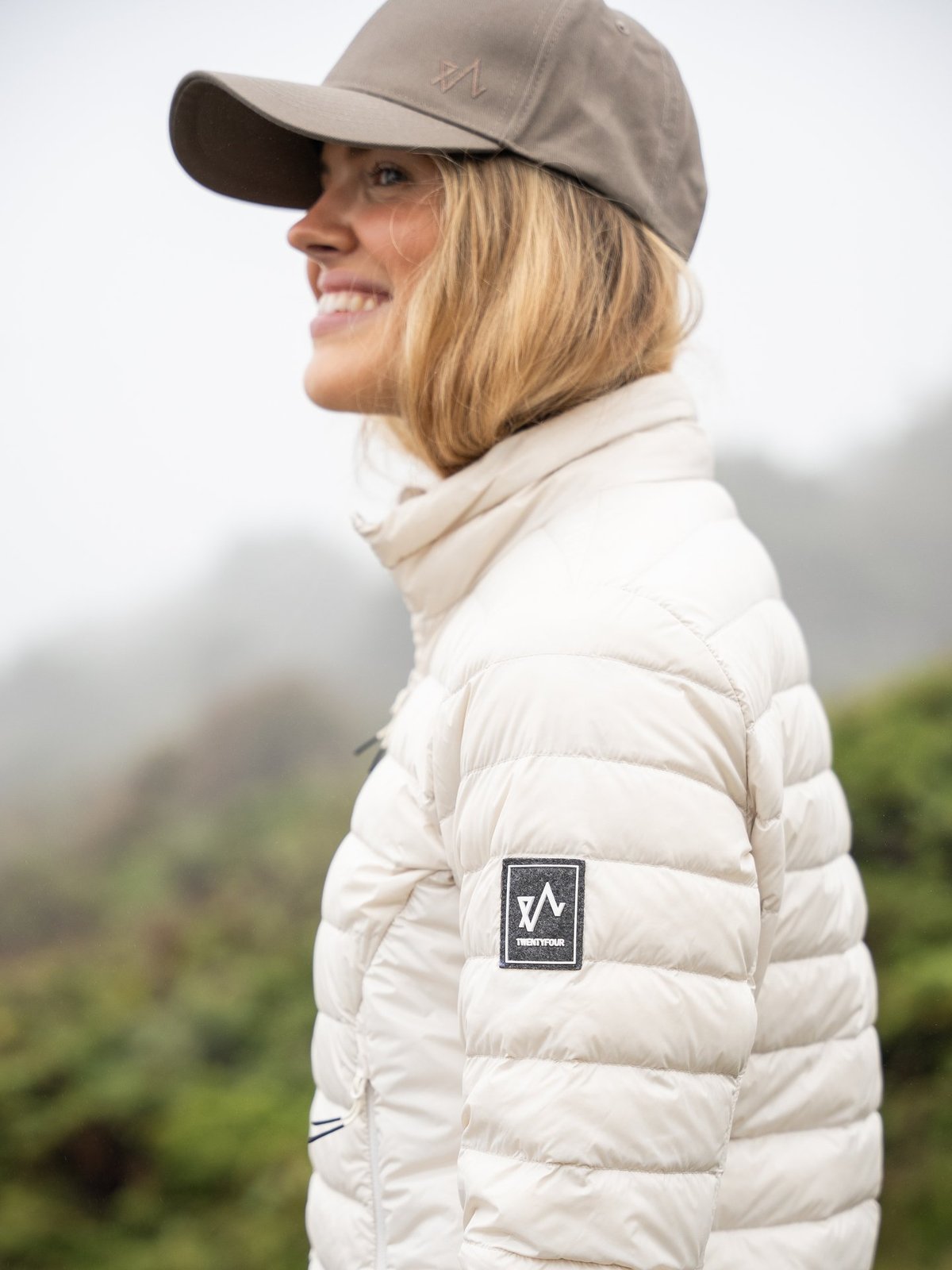 Twentyfour Venture Lett Dunjakke Gråhvit