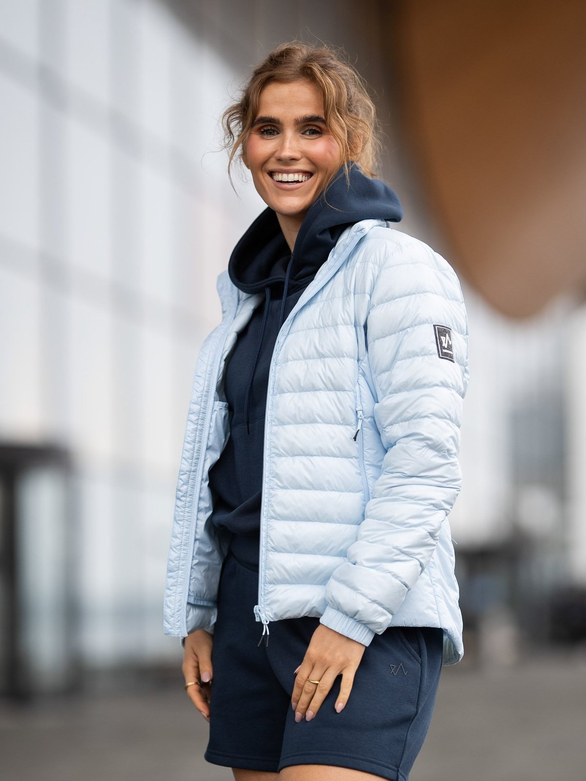 Twentyfour Venture Lett Dunjakke Isblå