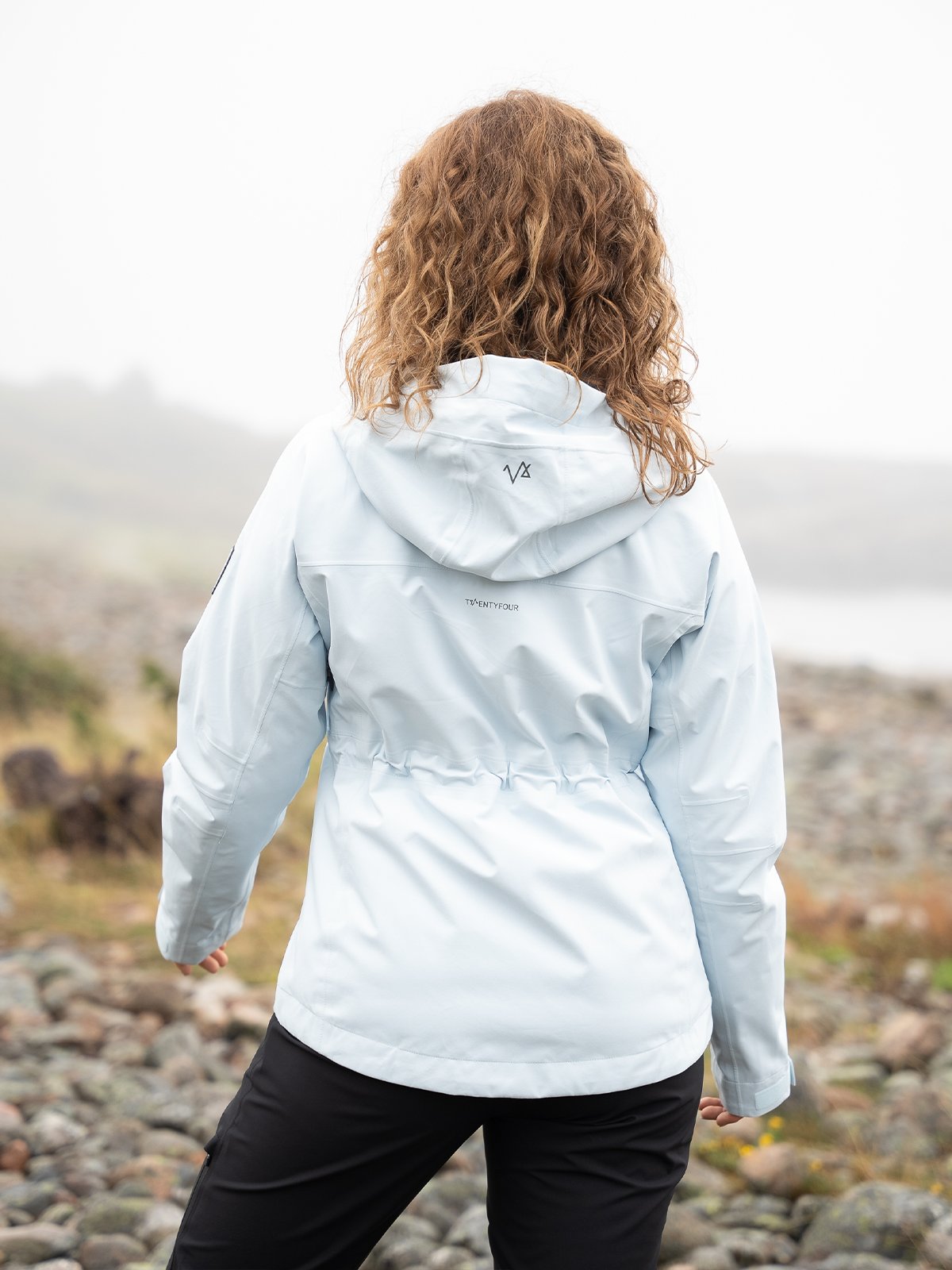 Twentyfour Venture 3-Lags Skalljakke Isblå