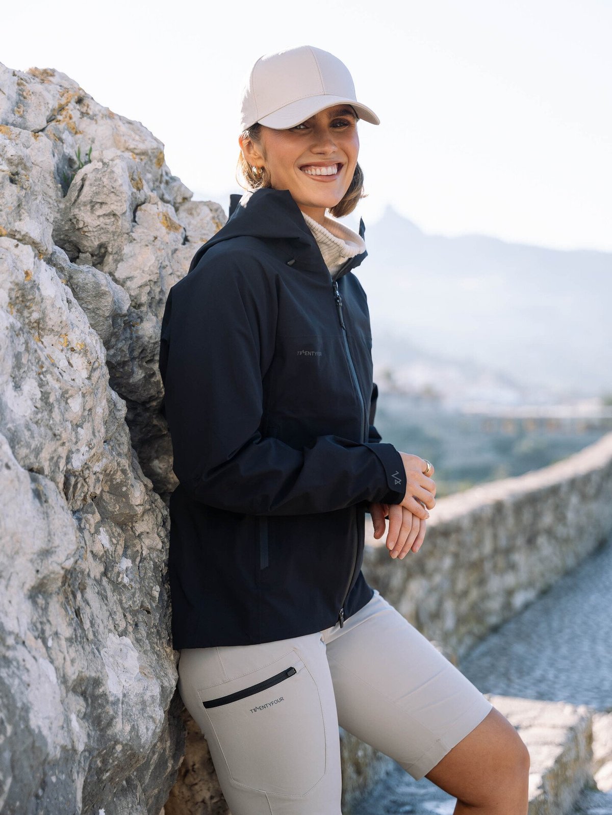 Twentyfour Venture 3-Lags Skalljakke Sort