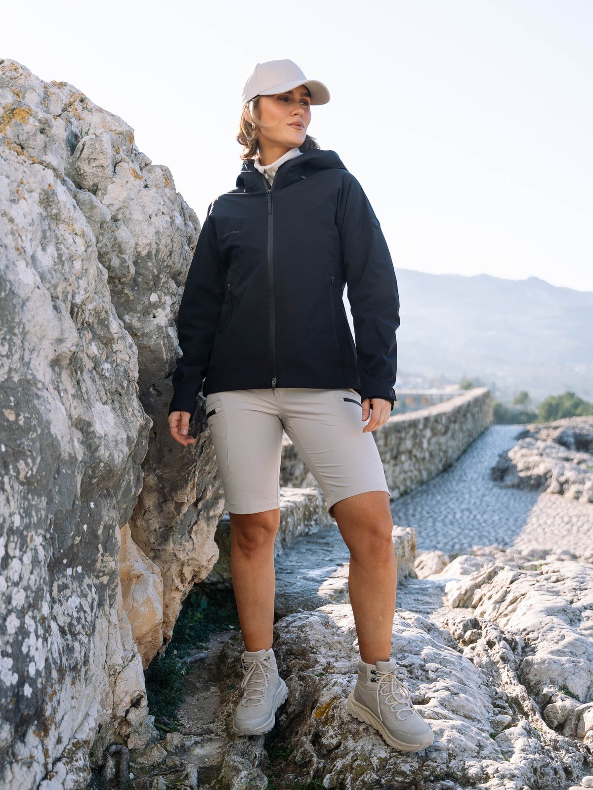 Twentyfour Venture 3-Lags Skalljakke Sort