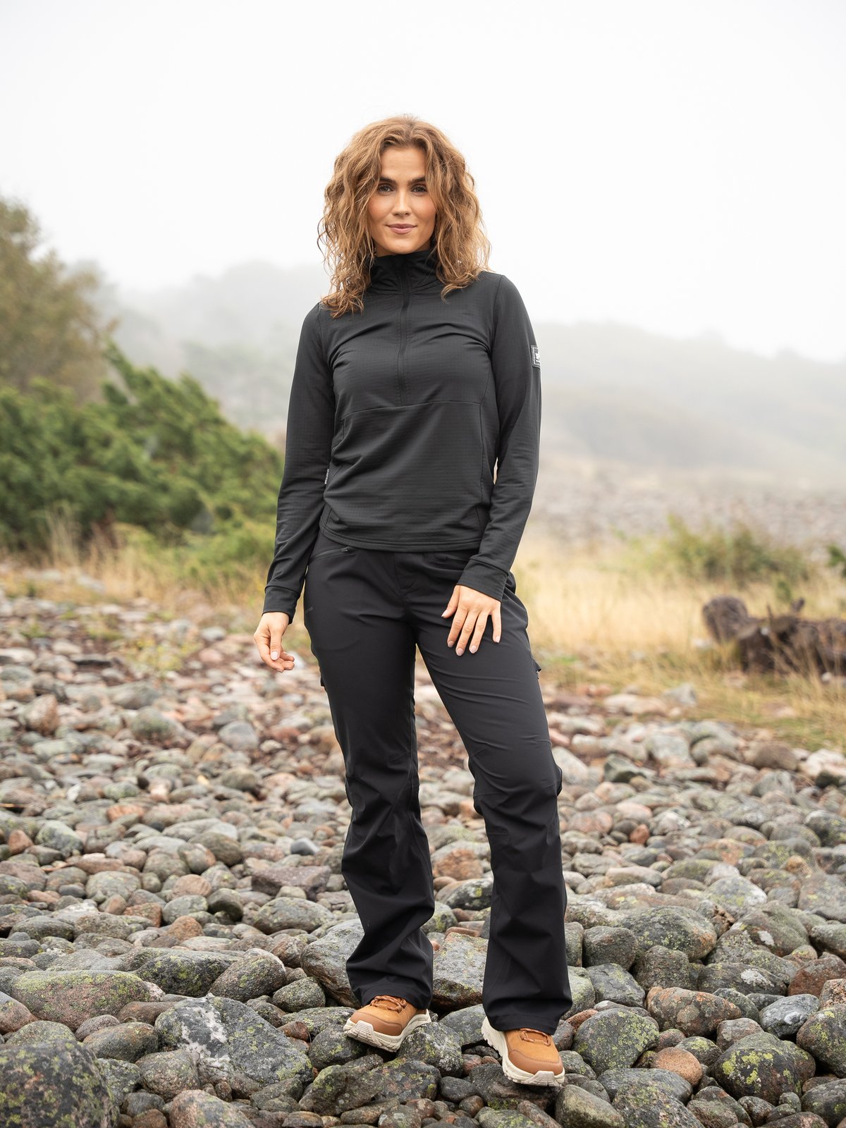 Twentyfour Venture 3-Lags Skallbukse Sort