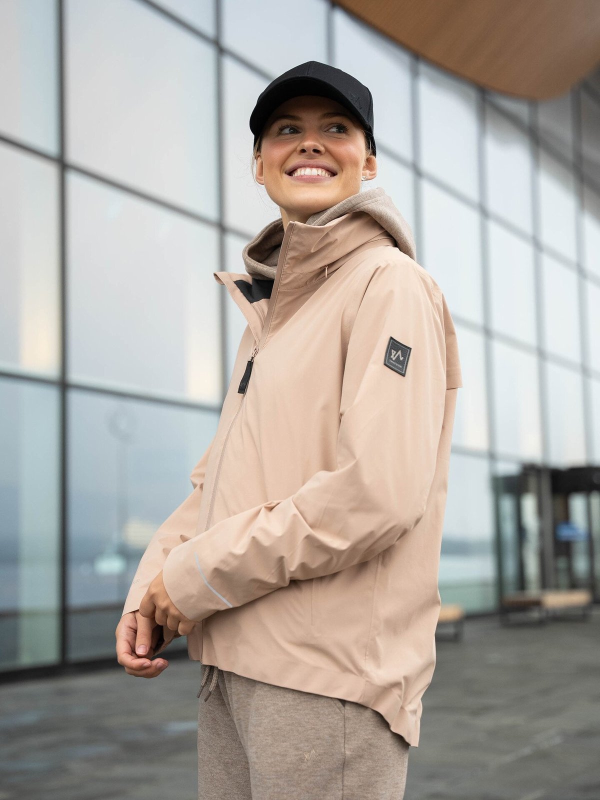 Twentyfour Mode Light Skalljakke Mørk Beige