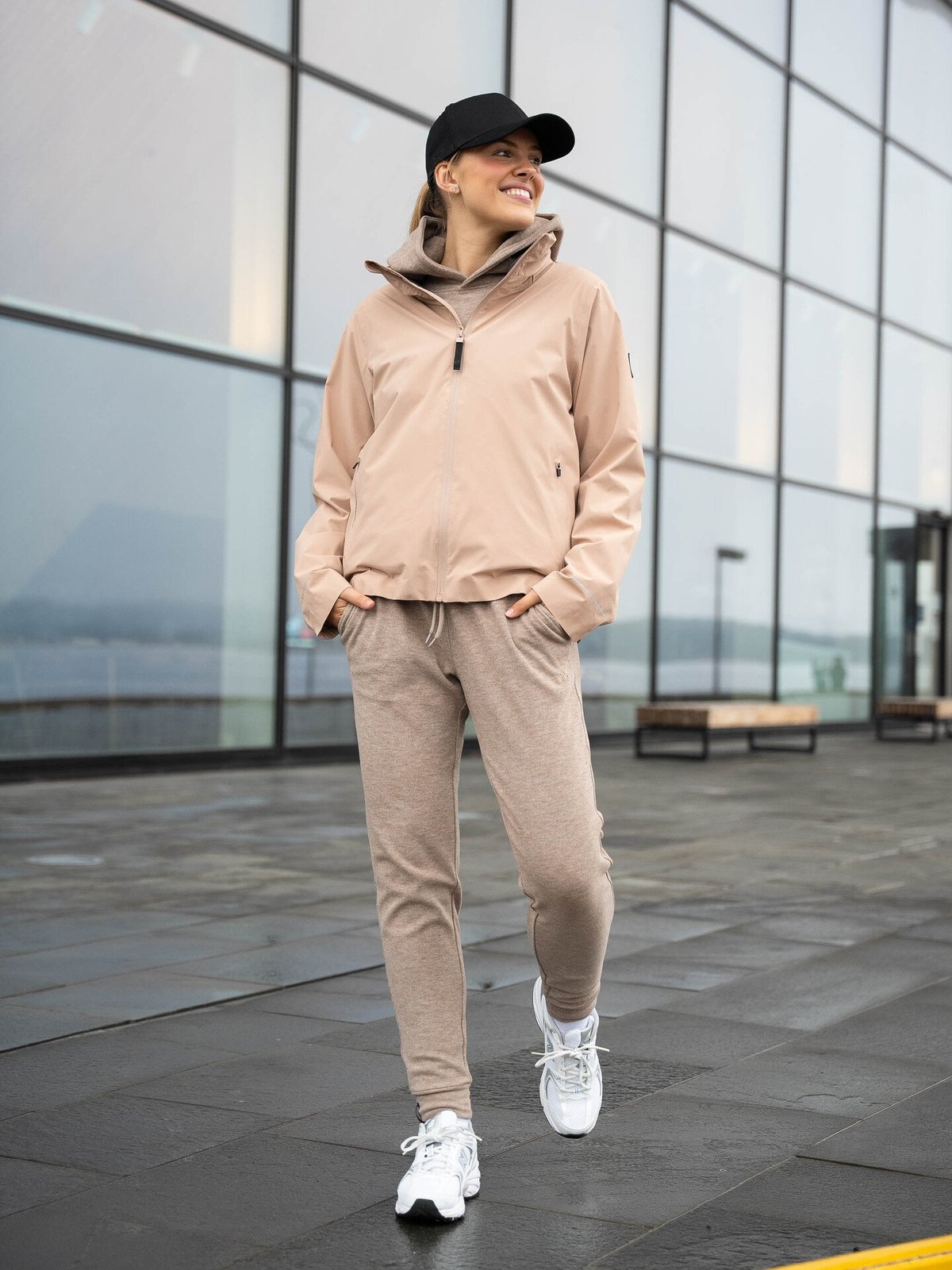 Twentyfour Mode Light Skalljakke Mørk Beige