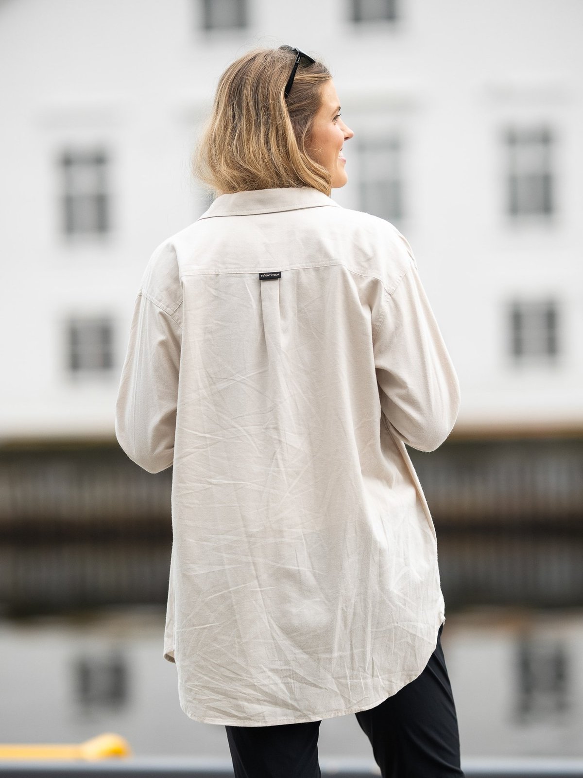 Twentyfour Mode Skjorte Gråhvit