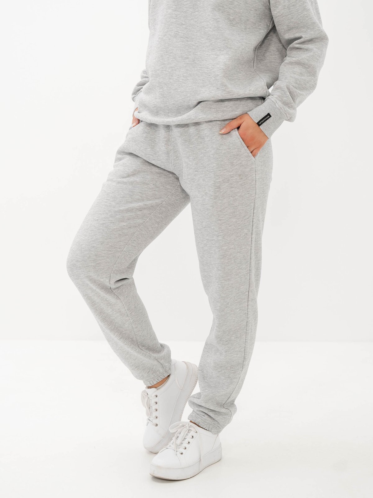 Twentyfour & Sweatpant Lys Grå Melange
