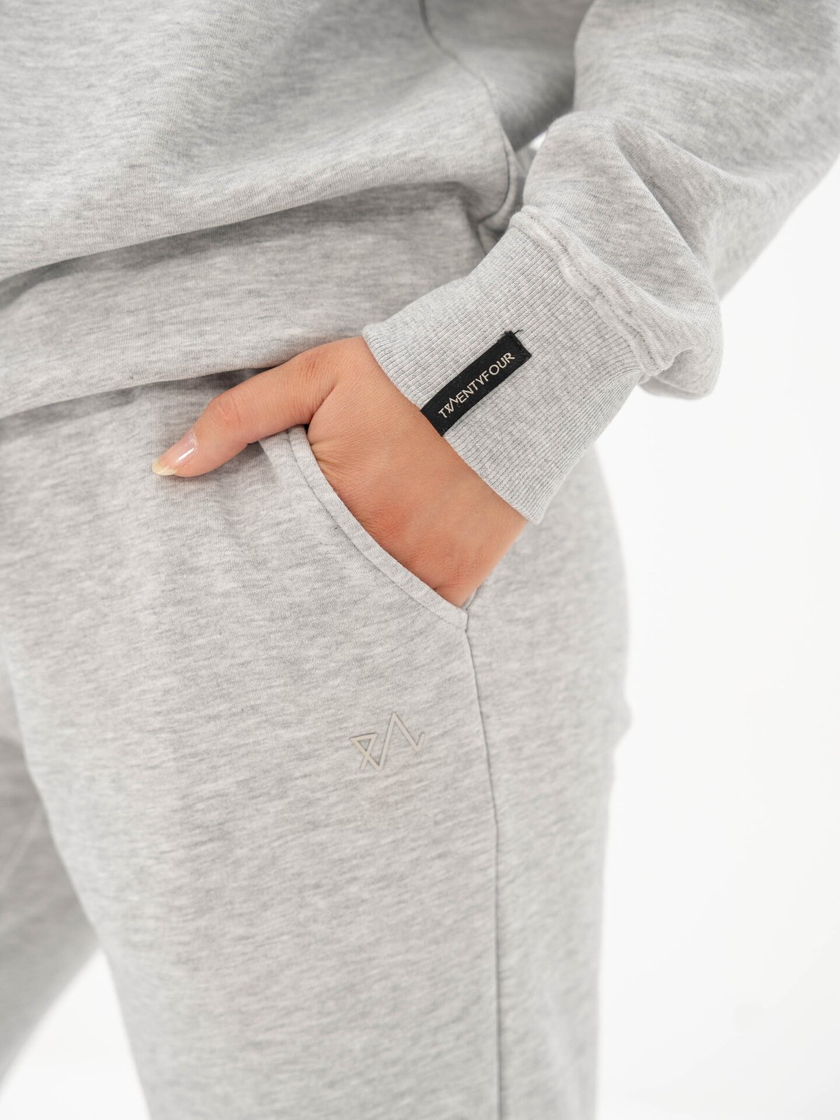 Twentyfour & Sweatpant Lys Grå Melange