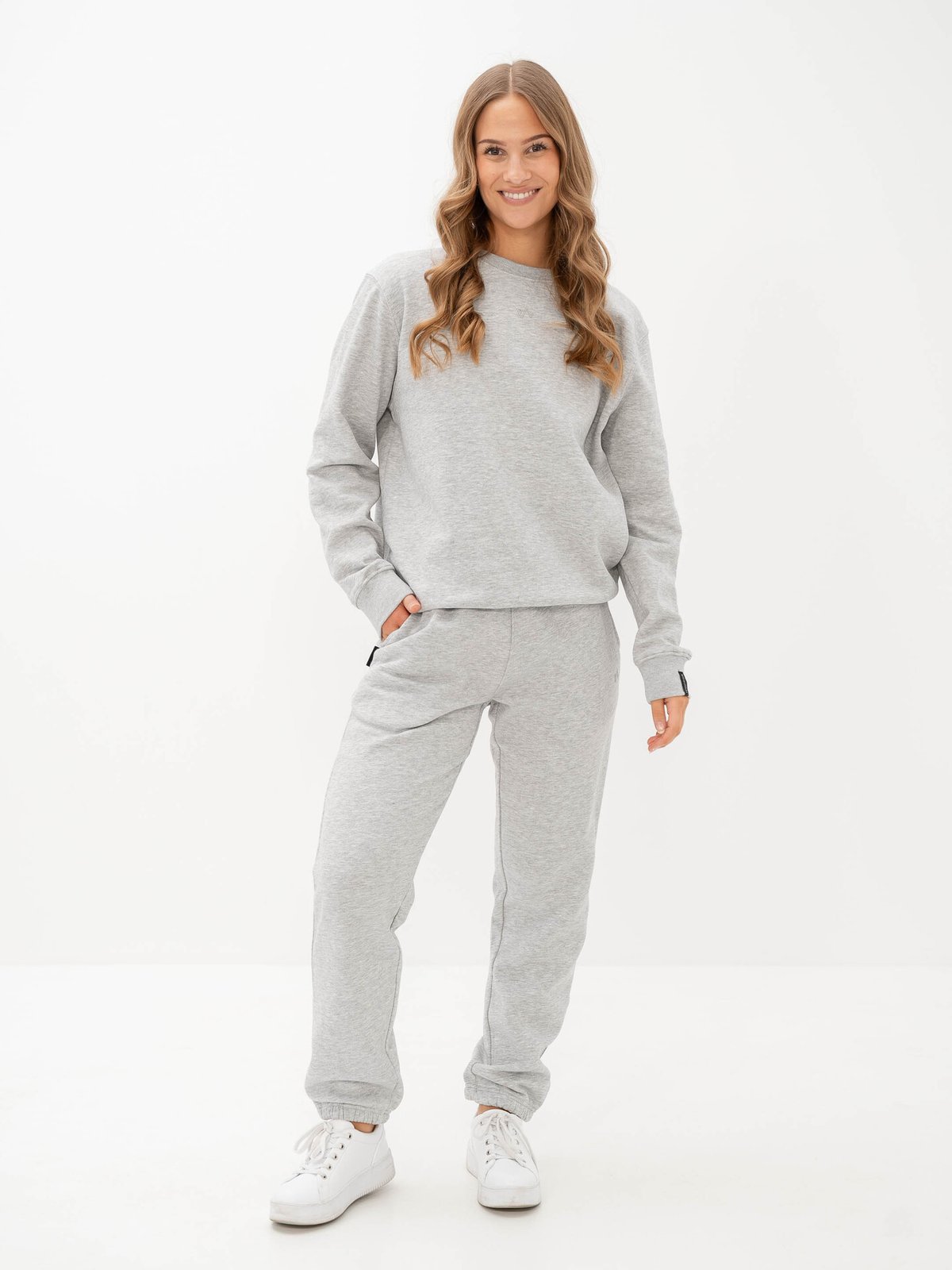 Twentyfour & Sweatpant Lys Grå Melange