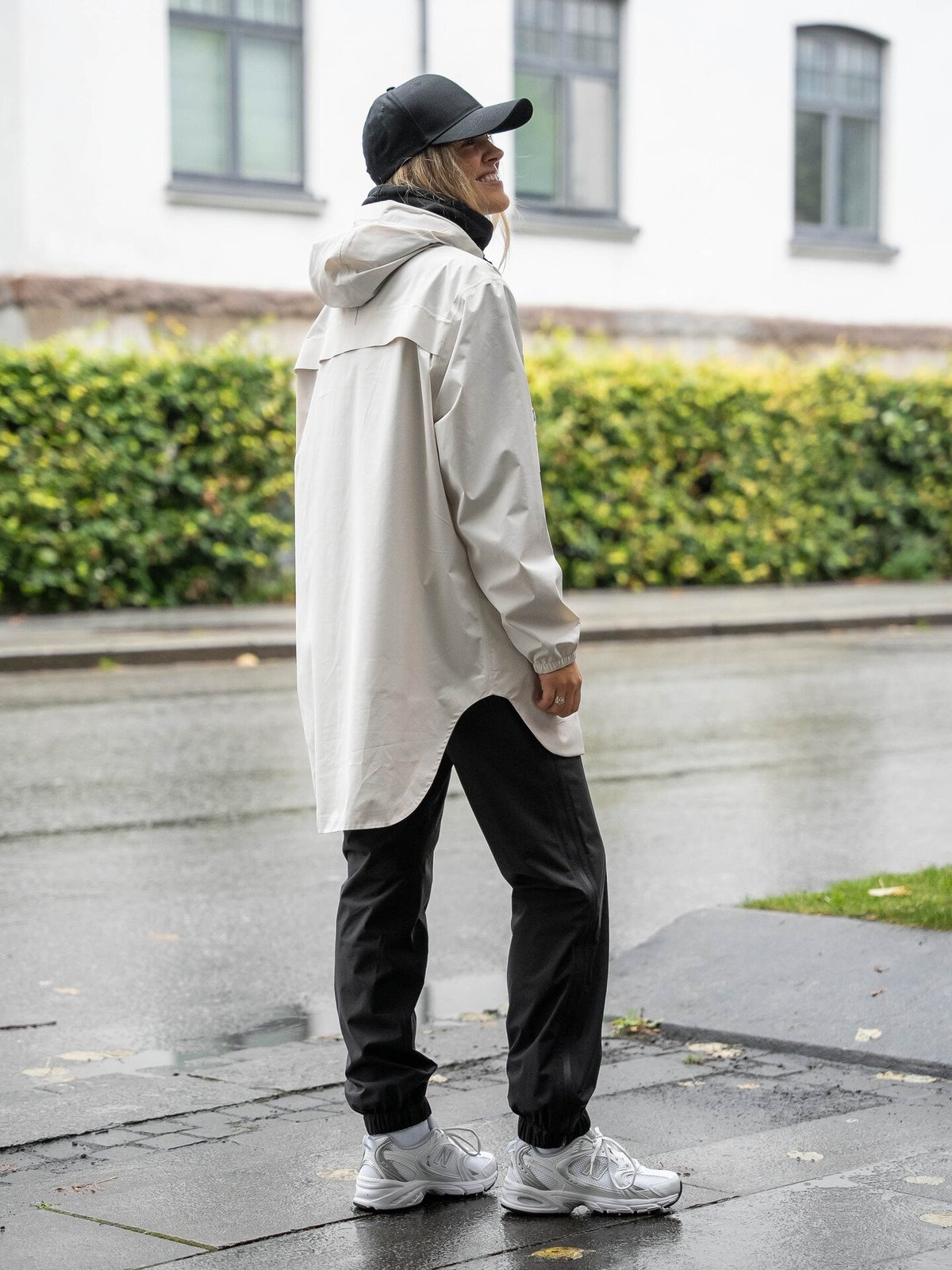 Twentyfour Mode Packable Anorak Gråhvit