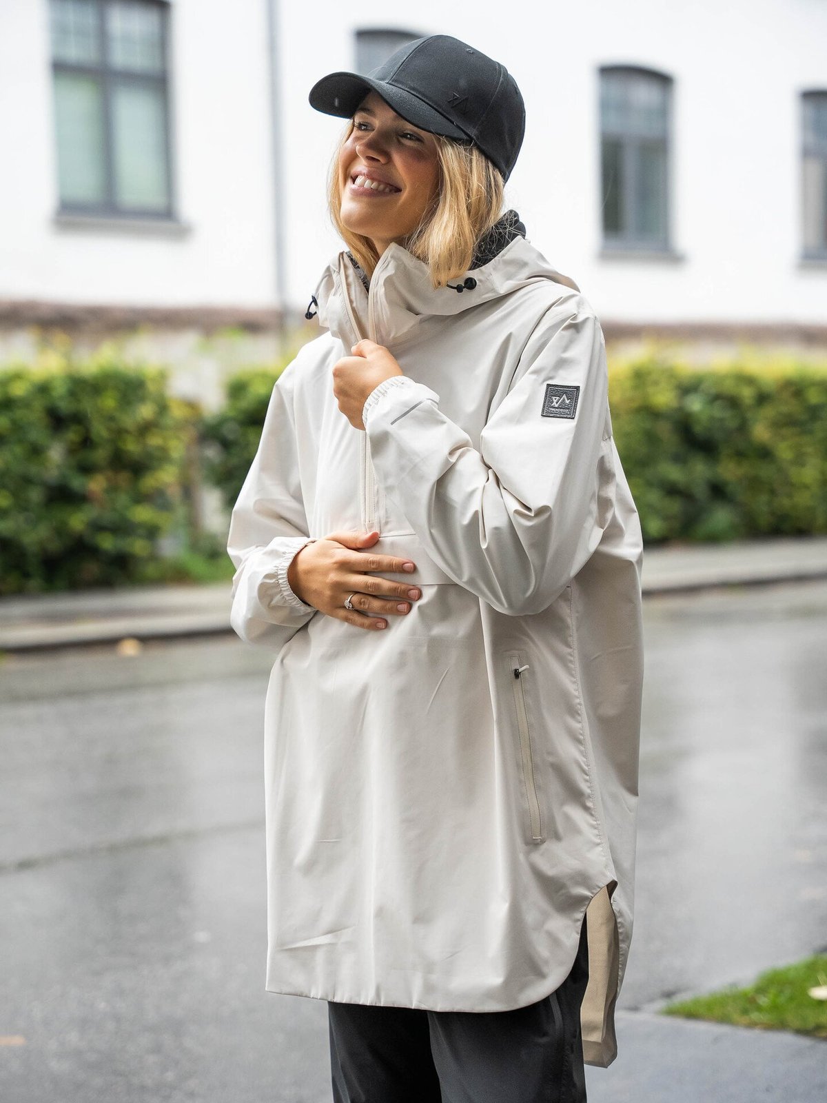 Twentyfour Mode Packable Anorak Gråhvit