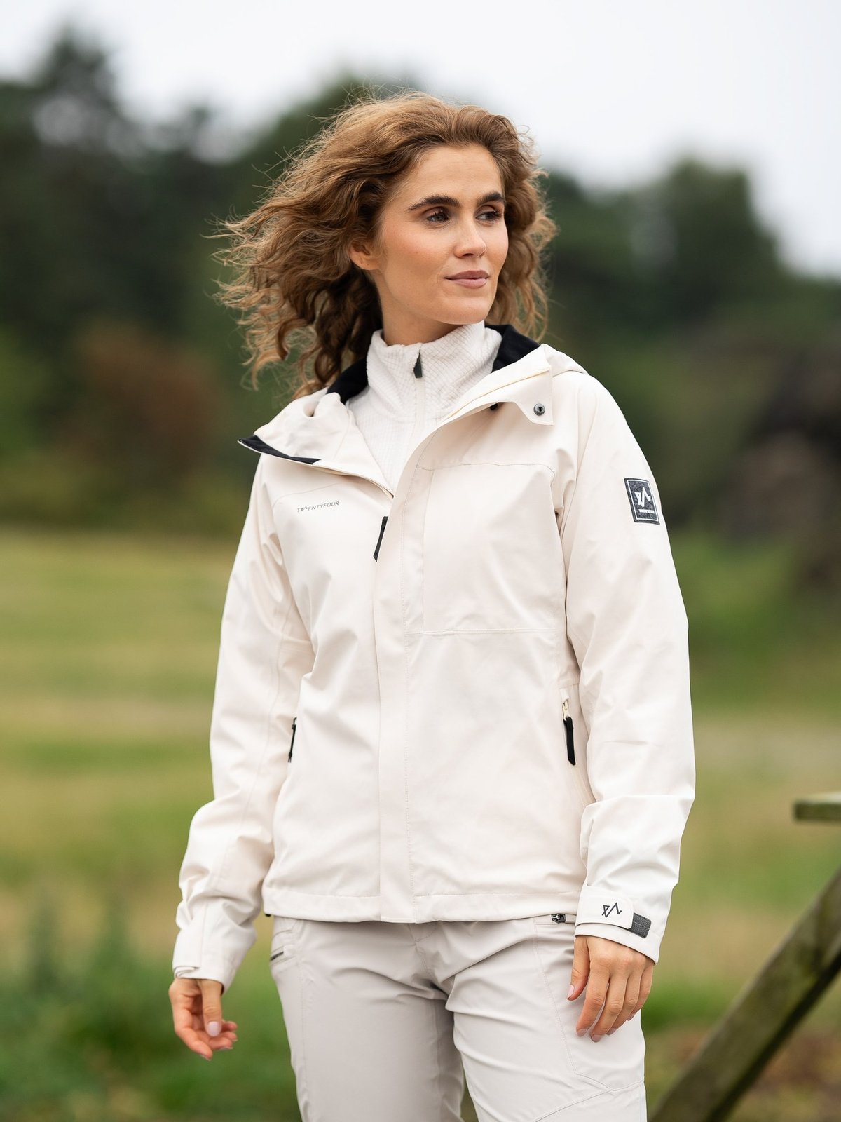 Twentyfour Venture Skalljakke Gråhvit