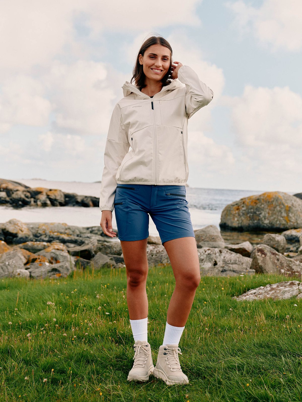 Twentyfour Venture 360 Jakke Gråhvit