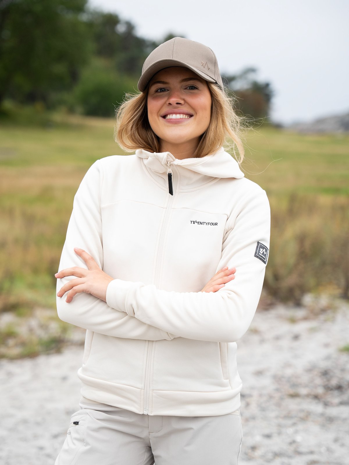 Twentyfour Venture Air Hoodie Gråhvit