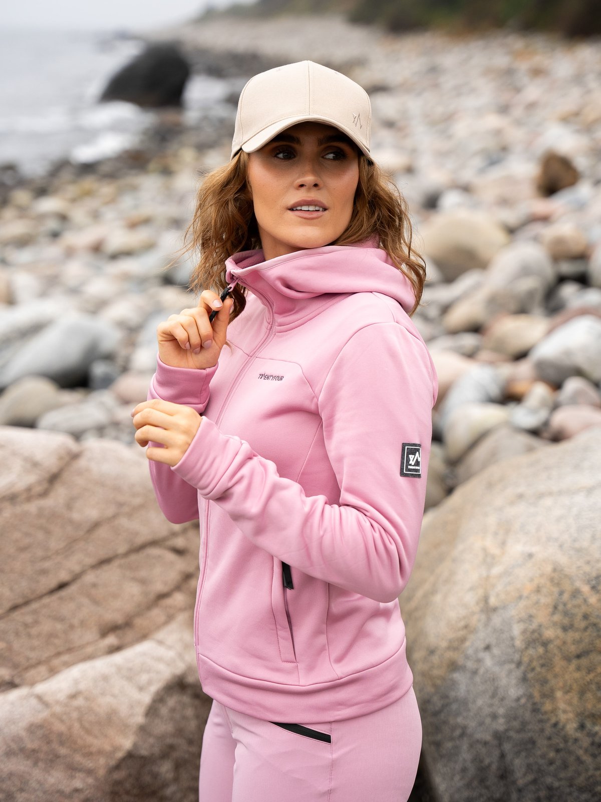 Twentyfour Venture Air Hoodie Støvrosa
