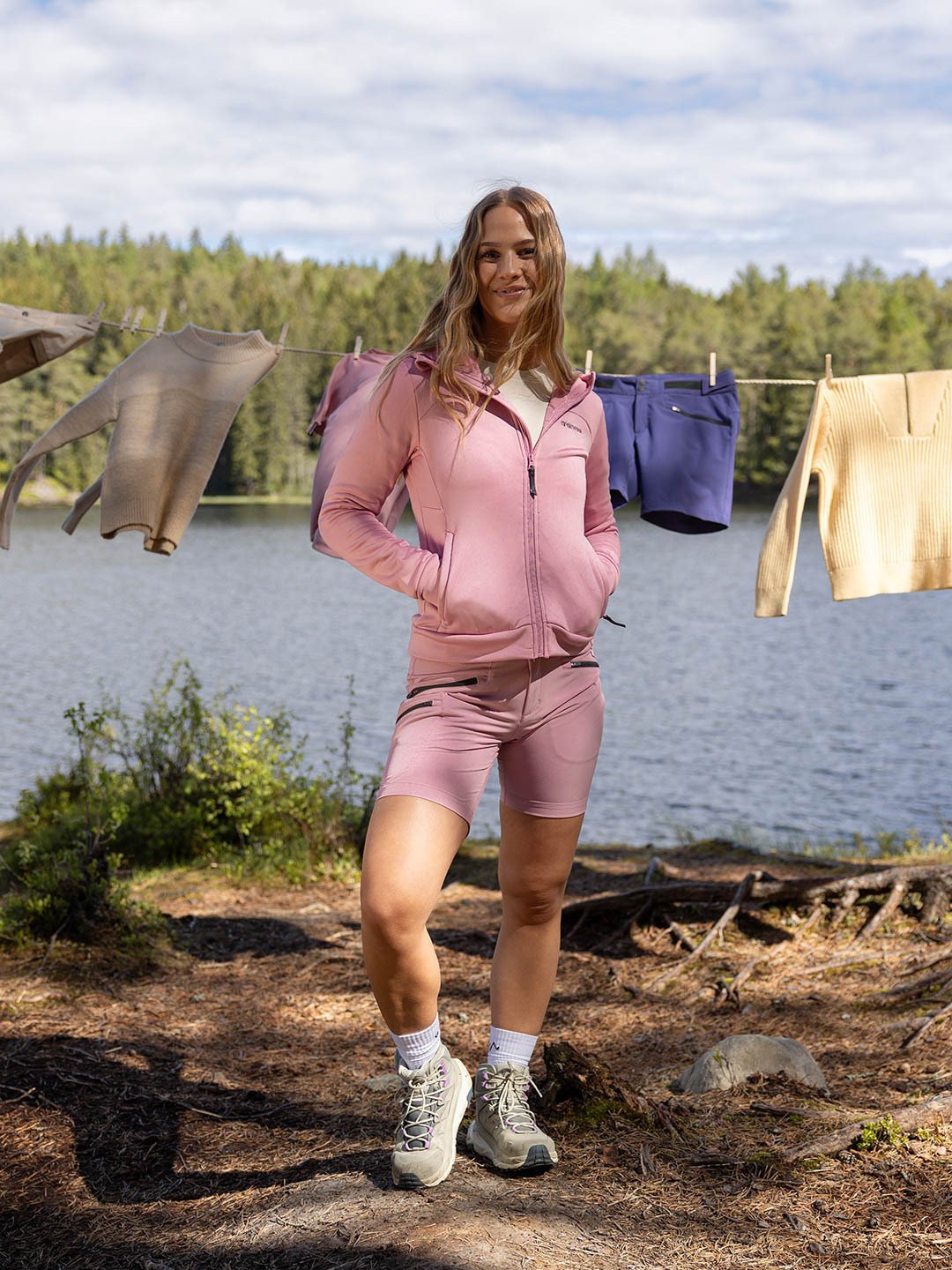 Twentyfour Venture Air Hoodie Støvrosa