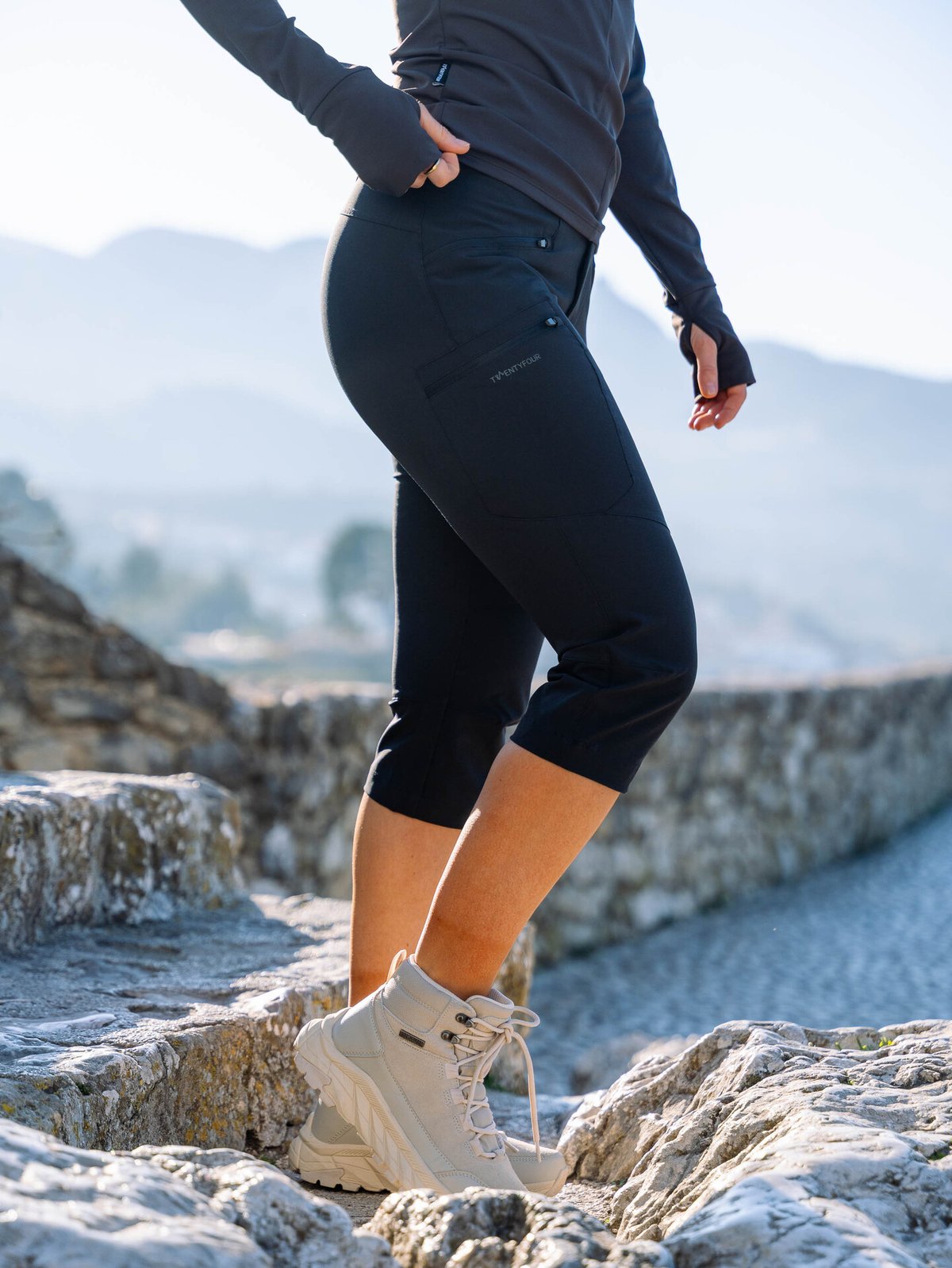 Twentyfour Venture 360 3/4 Bukse Sort