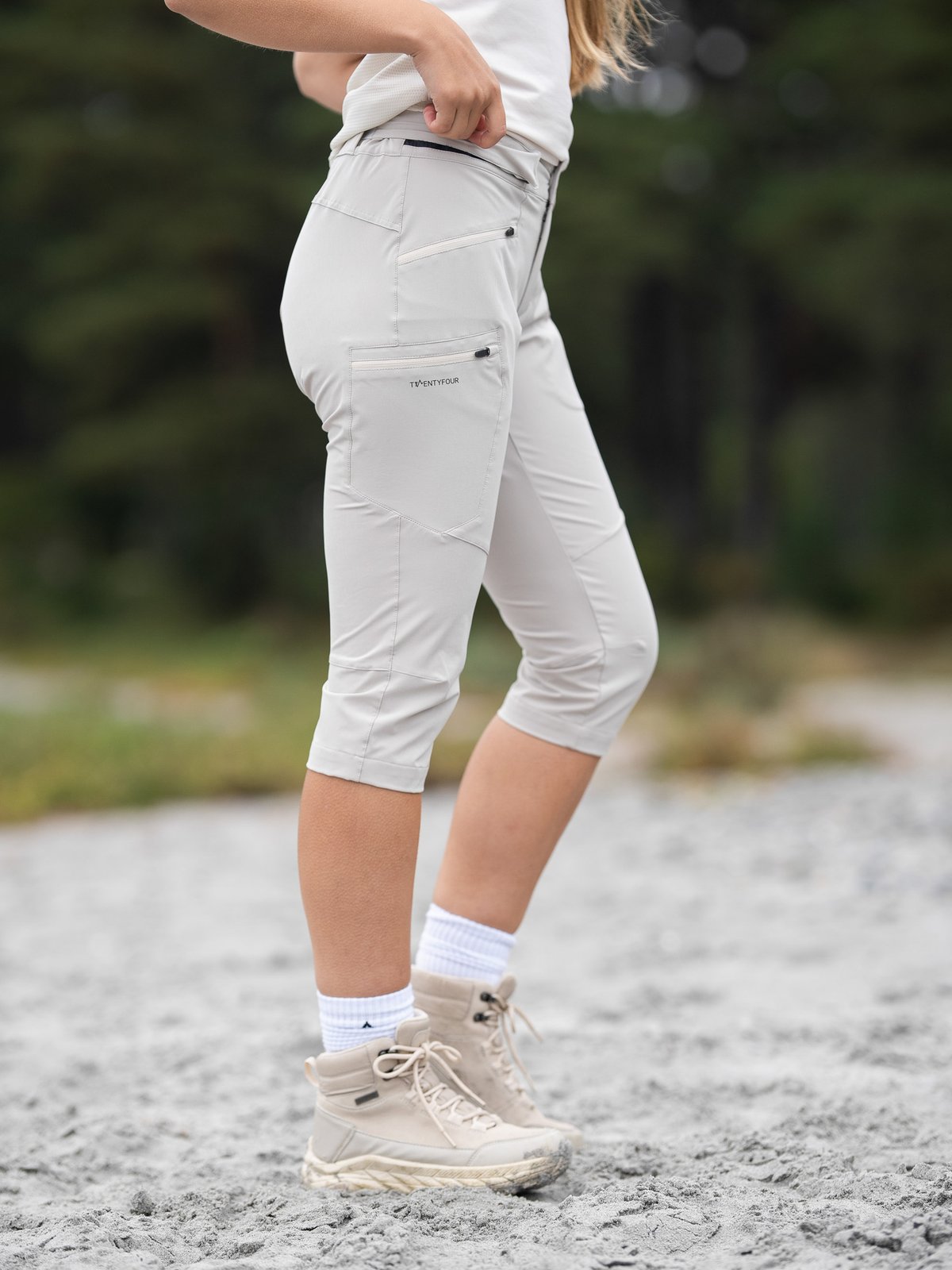 Twentyfour Venture 360 3/4 Bukse Varm Grå