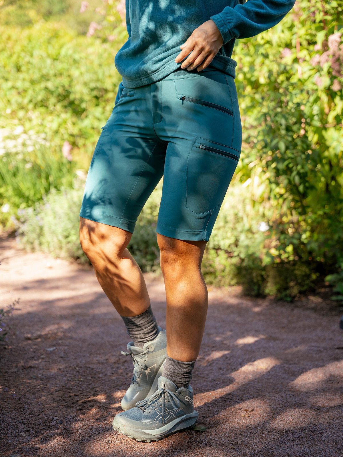 Twentyfour Venture 360 Lang Shorts Blågrønn