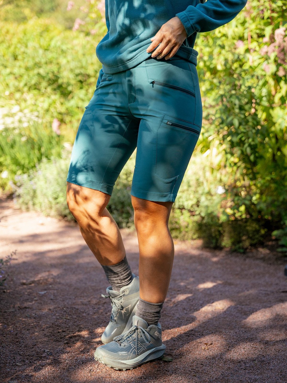 Twentyfour Venture 360 Lang Shorts Blågrønn